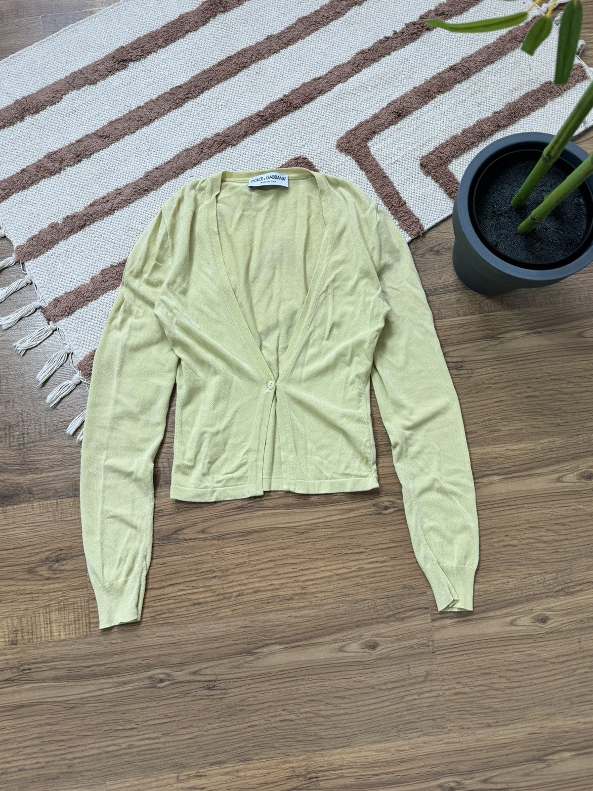 Dolce & Gabbana VINTAGE DOLCE&GABBANA 2000s BASIC CARDIGAN Size M / US 6-8 / IT 42-44 - 2 Thumbnail