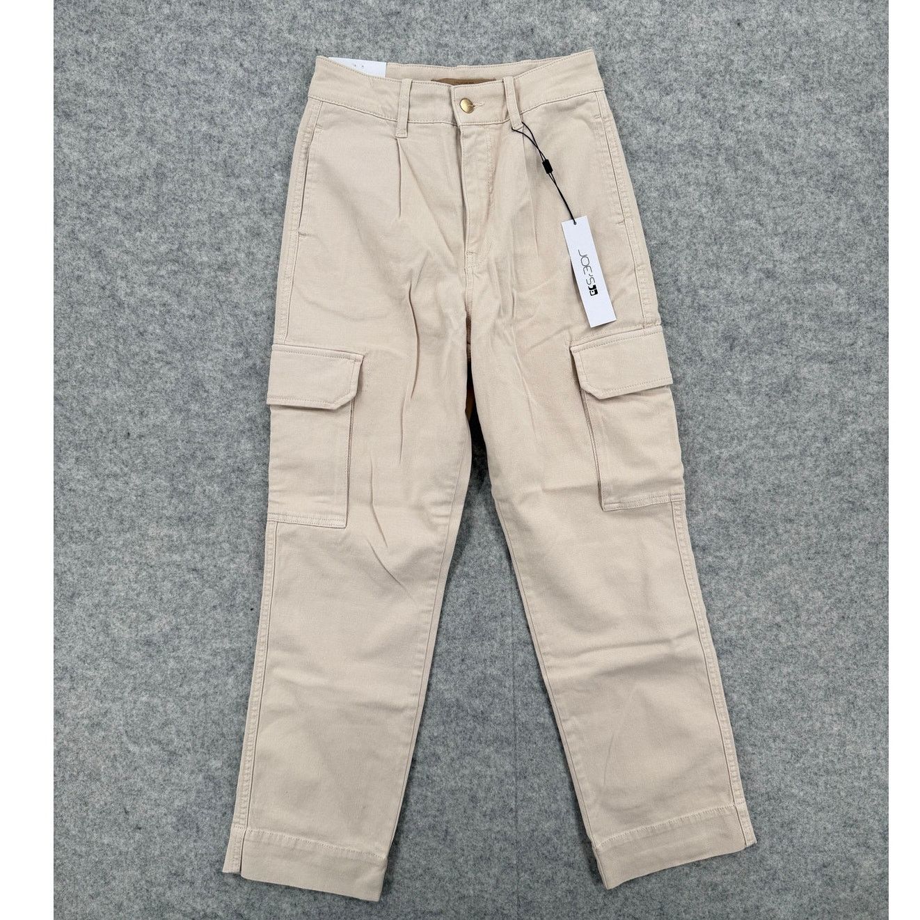 Joe's NWT Joe's The Precious Double Cream Pleated Cargo Pants Size 26" / US 2 / IT 38 - 1 Thumbnail