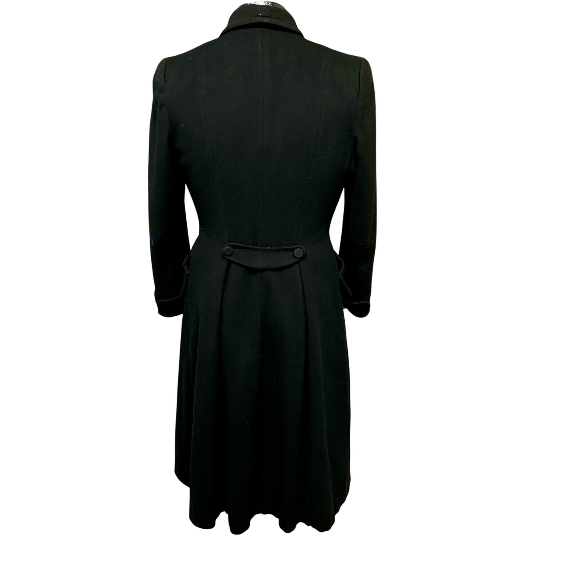 Other 930 40's Croydon Wool TRENCH 10 Btn VICTORIAN Coat Size S / US 4 / IT 40 - 9 Thumbnail