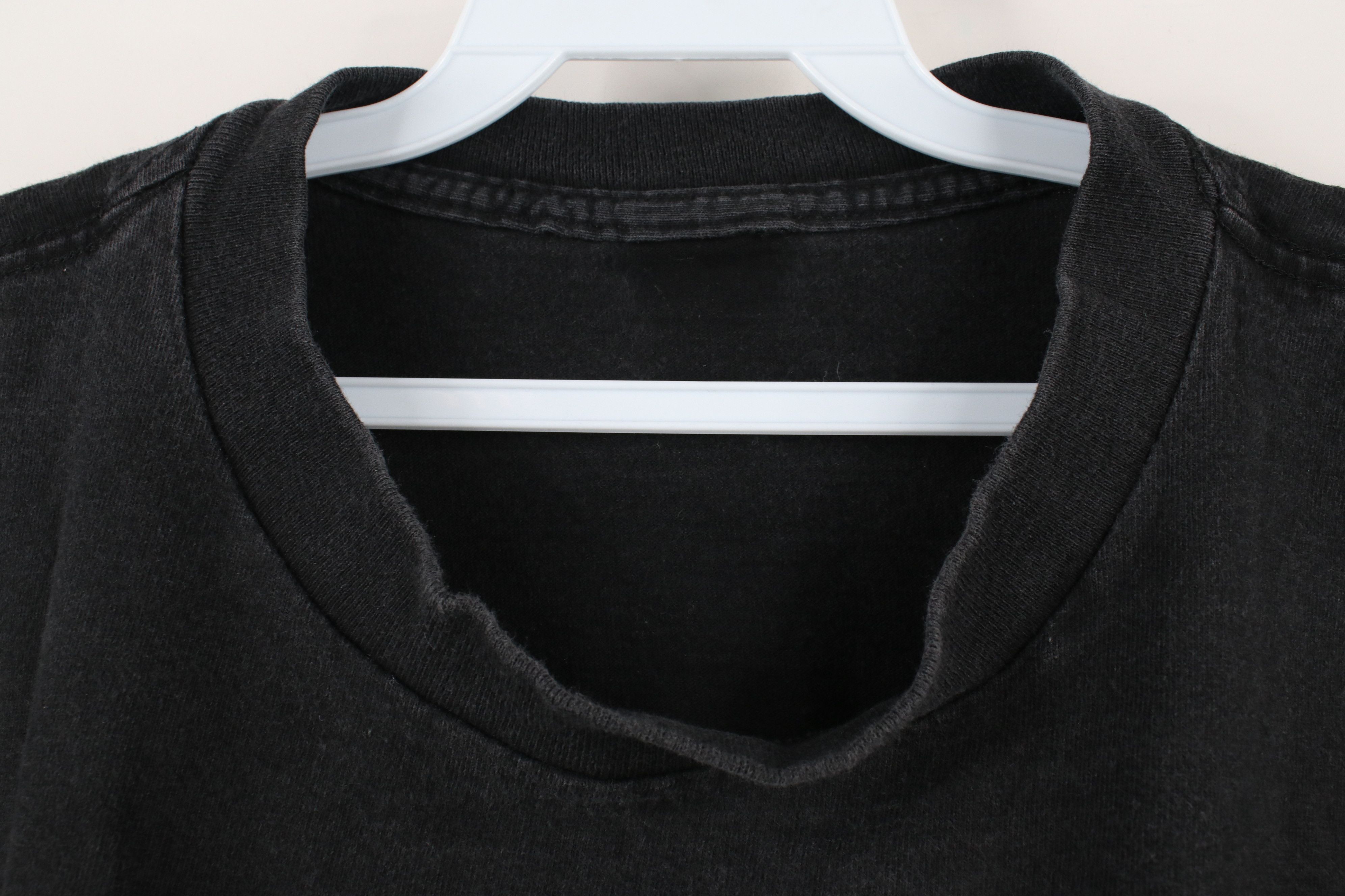 Vintage Vintage 90s Streetwear Heavyweight T-Shirt Black Cotton Size US XXL / EU 58 / 5 - 11 Thumbnail