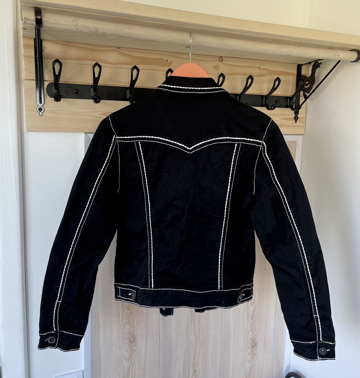 True Religion × Vintage True Religion Jimmy Trucker Jacket Y2K Rare Size US L / EU 52-54 / 3 - 4 Thumbnail