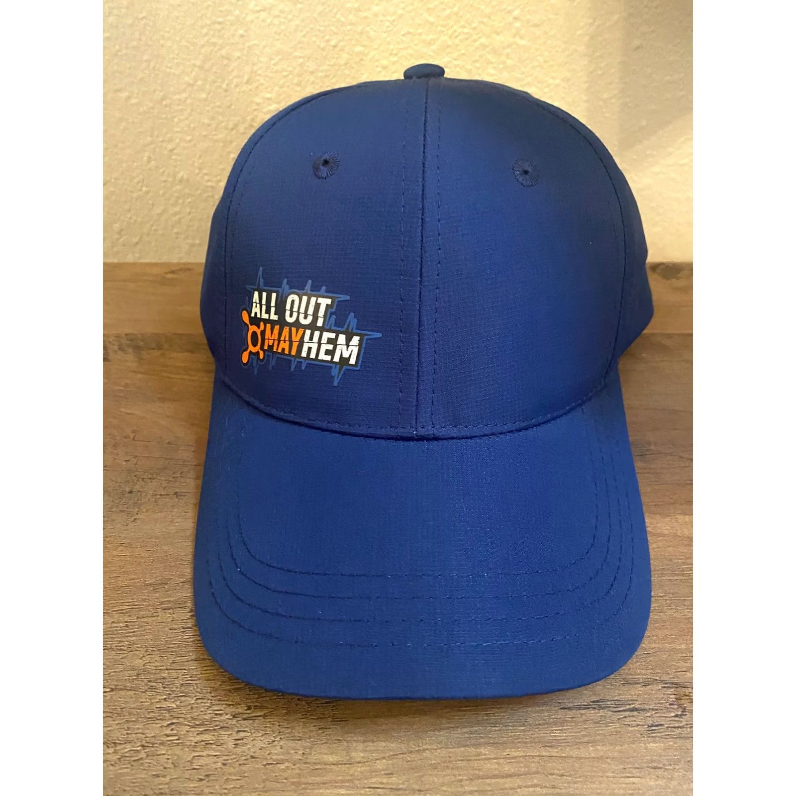 Theory Orange Theory Fitness All Out Mayhem Blue Adjustable Hat Cap NEW NEVER WORN Size ONE SIZE - 2 Thumbnail