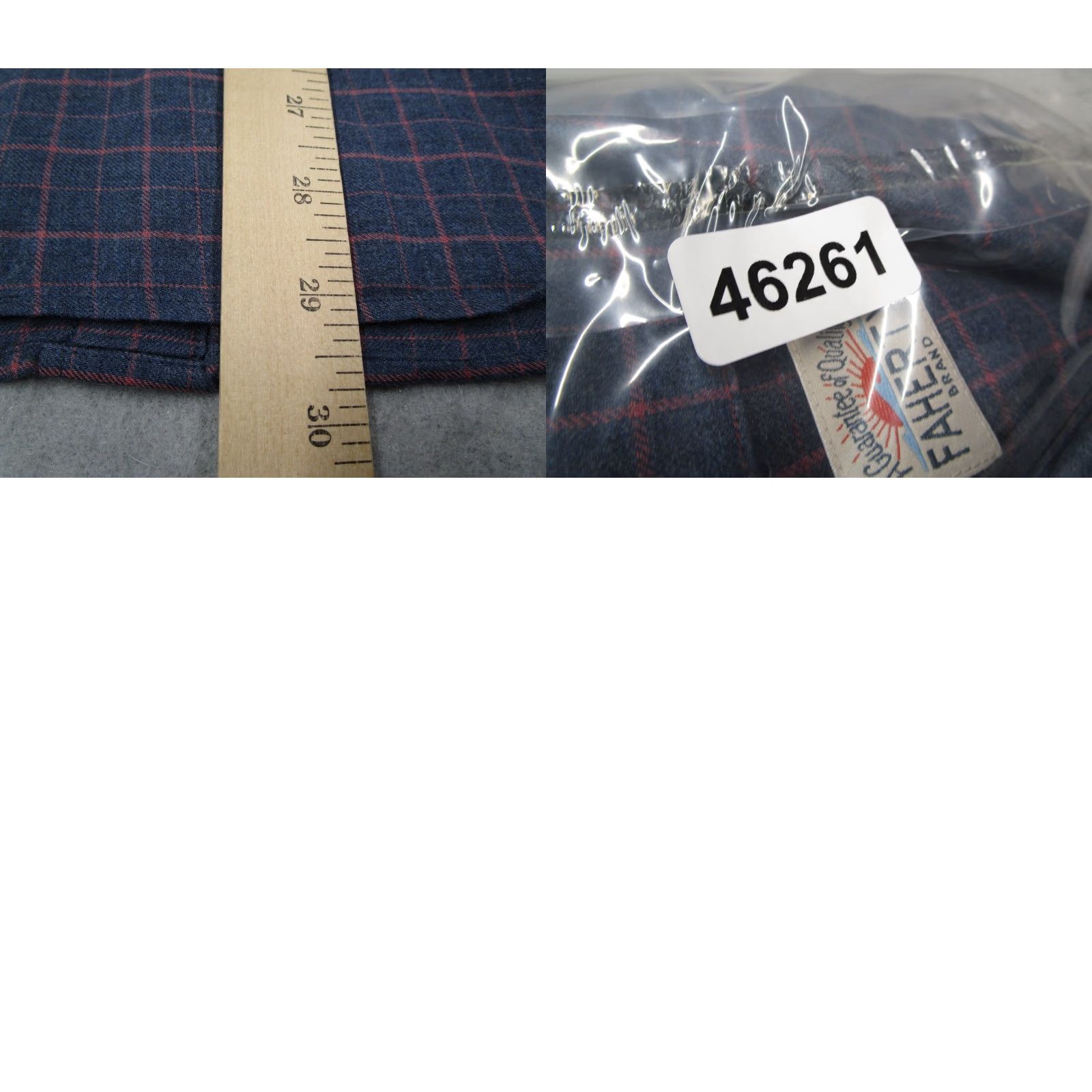 Faherty Faherty Shirt Mens M Blue Check Button-Up Long Sleeve Lightweight Casual Travel Substyle: Button-Down, Pocket, 100% Cotton Size US M / EU 48-50 / 2 - 8 Thumbnail