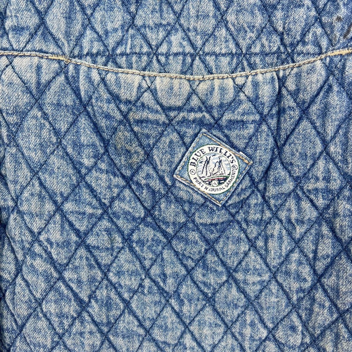 45rpm × Indigo Blue Willis Quilted Indigo Denim Jacket Size US S / EU 44-46 / 1 - 8 Thumbnail