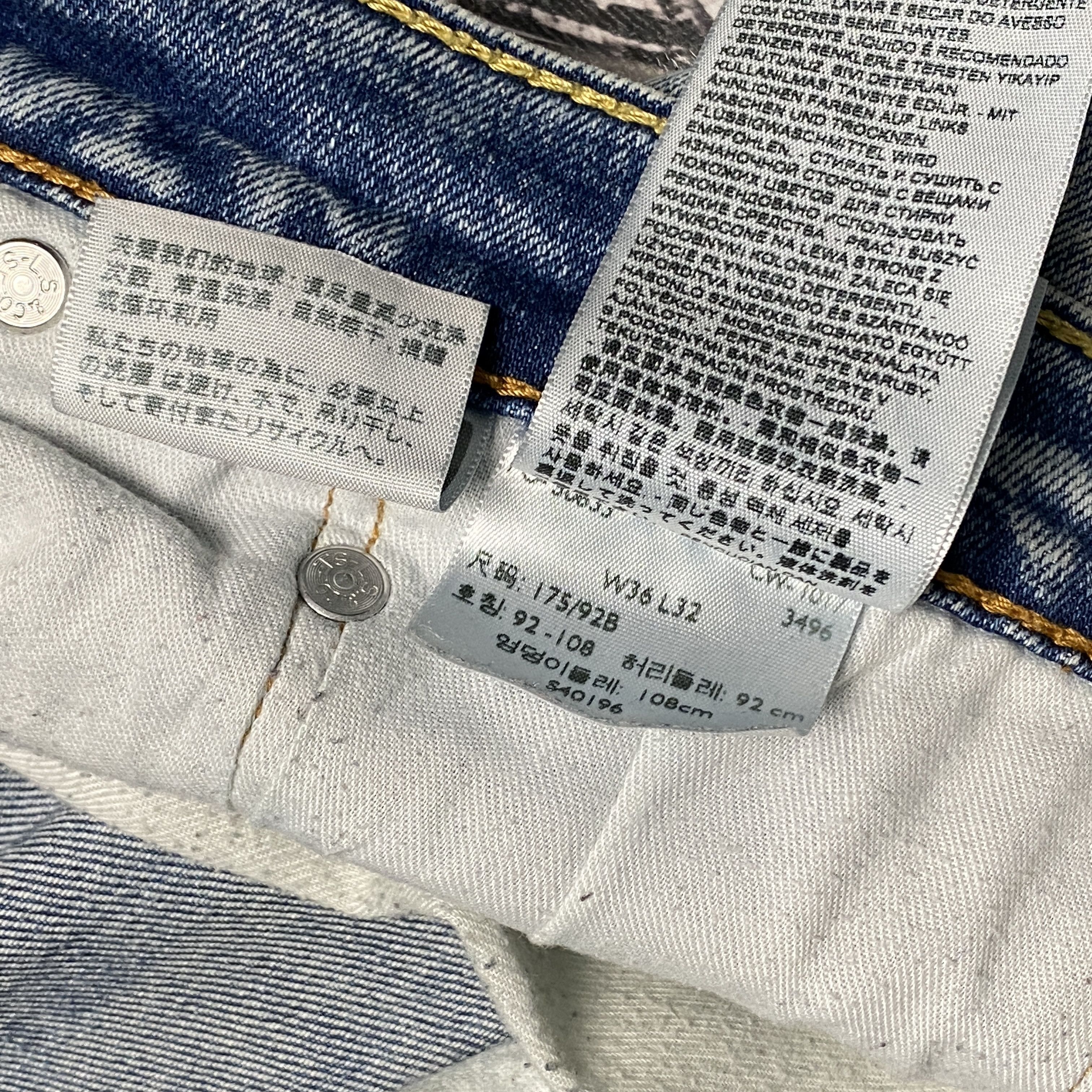 Levi's Levi’s Sick Mind custom jeans - 36/32 Size US 36 / EU 52 - 6 Thumbnail