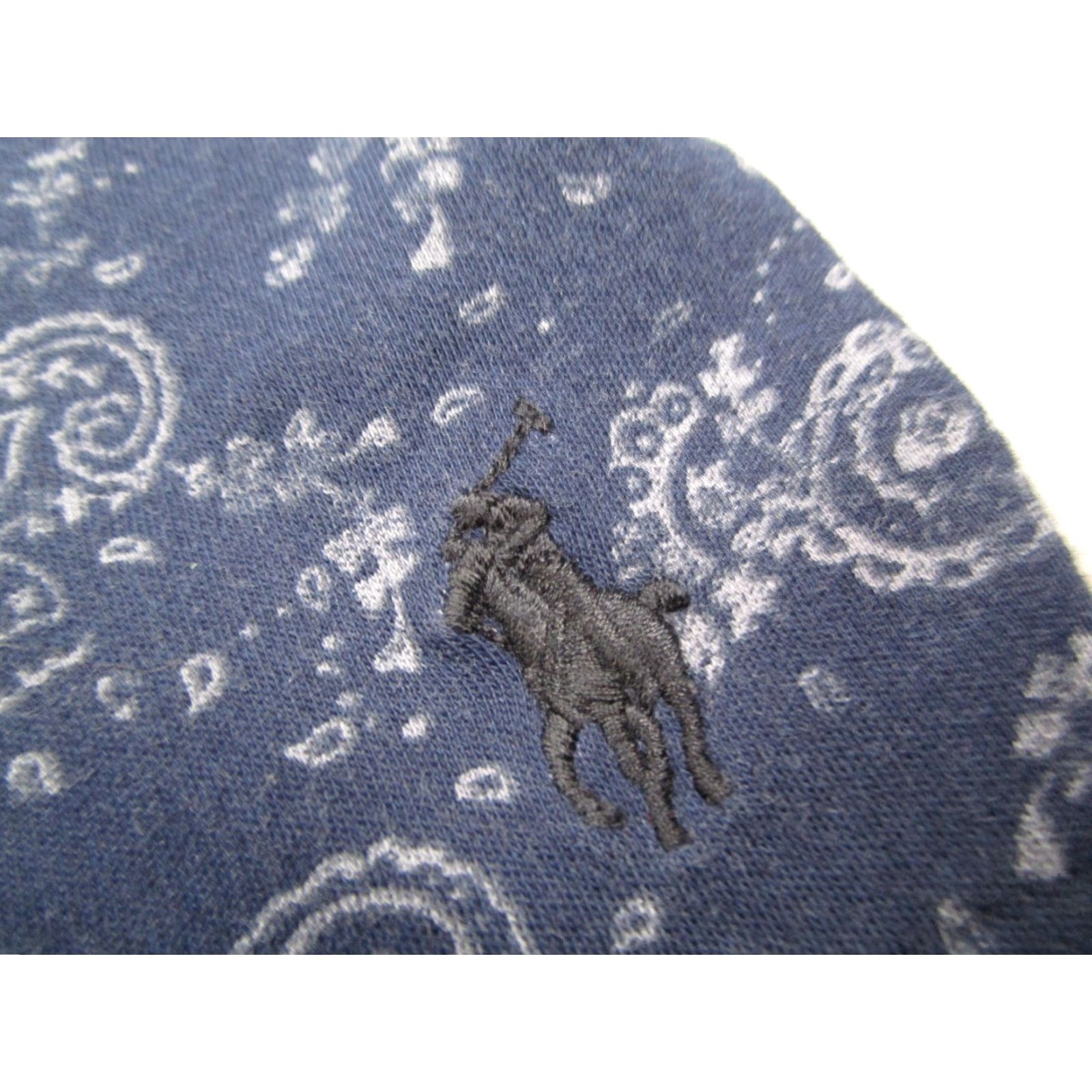 Polo Ralph Lauren Polo Ralph Lauren Polo Shirt Mens 2XL Navy Blue Paisley Short Sleeve Casual Preppy Size US XXL / EU 58 / 5 - 2 Thumbnail