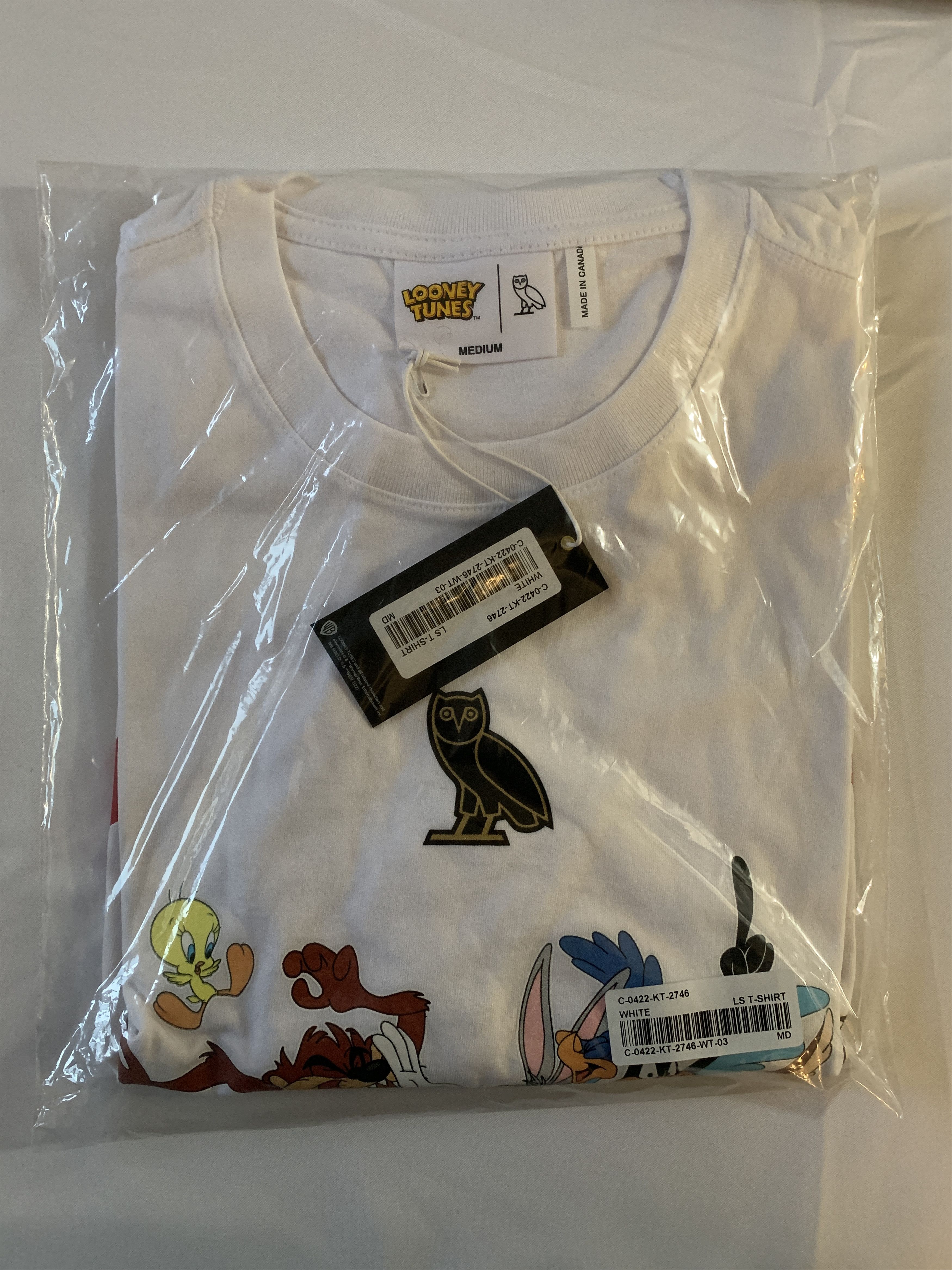 Drake OVO x Looney Tunes Longsleeve T-Shirt Size US M / EU 48-50 / 2 - 3 Thumbnail