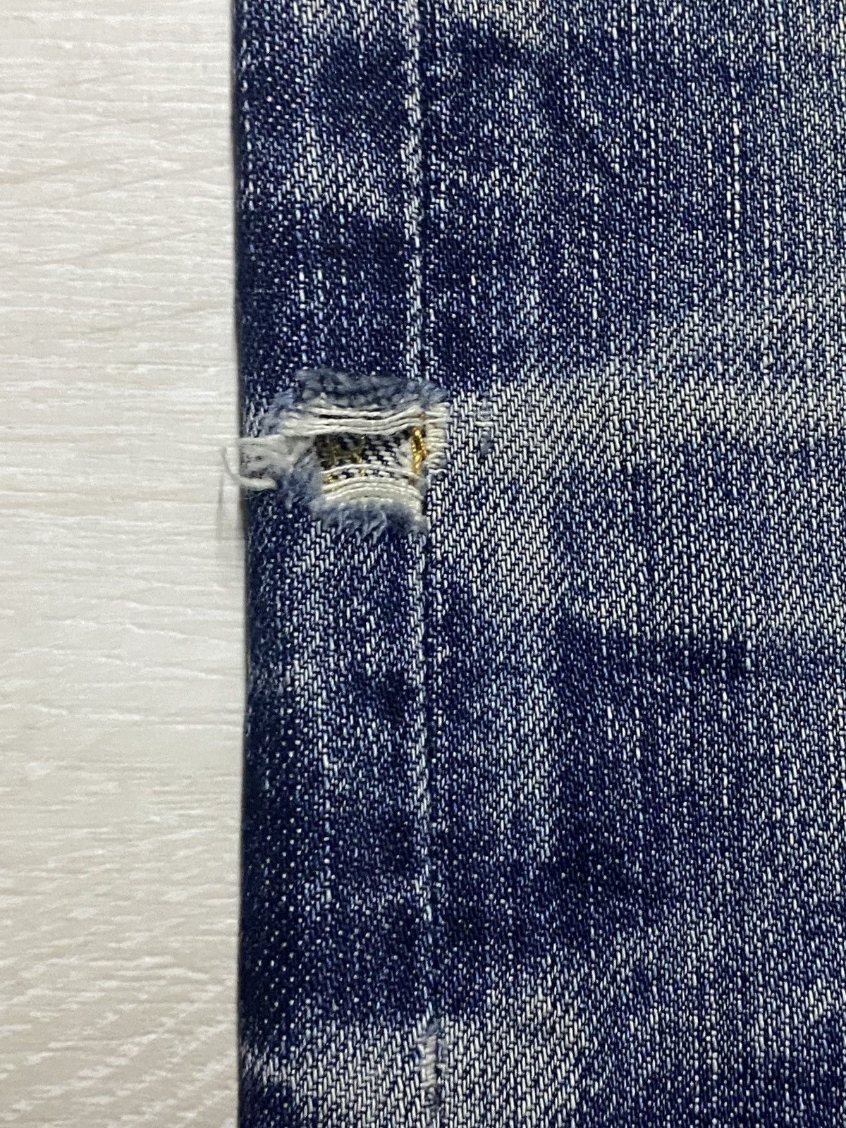 Undercover × Uniqlo Vintage Uniqlo S002 Mud Wash Whisker Distressed Loose Jeans Size US 32 / EU 48 - 15 Thumbnail