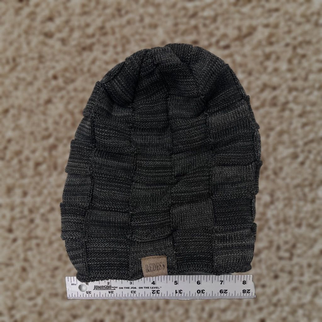 Vintage REDESS Beanie Toque Womens One Size Black Sherpa Fleece 100% Acrylic Lined Size ONE SIZE - 1 Thumbnail