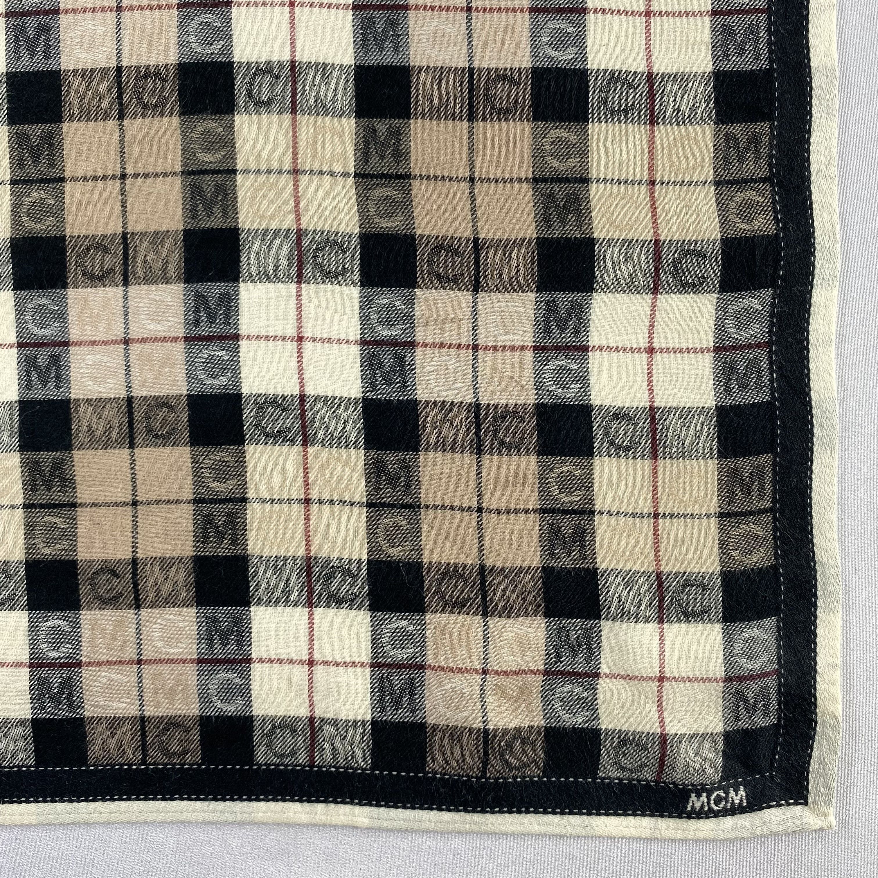 MCM × Vintage MCM Neckerchief / Bandana / Handkerchief-P1910 Size ONE SIZE - 3 Thumbnail