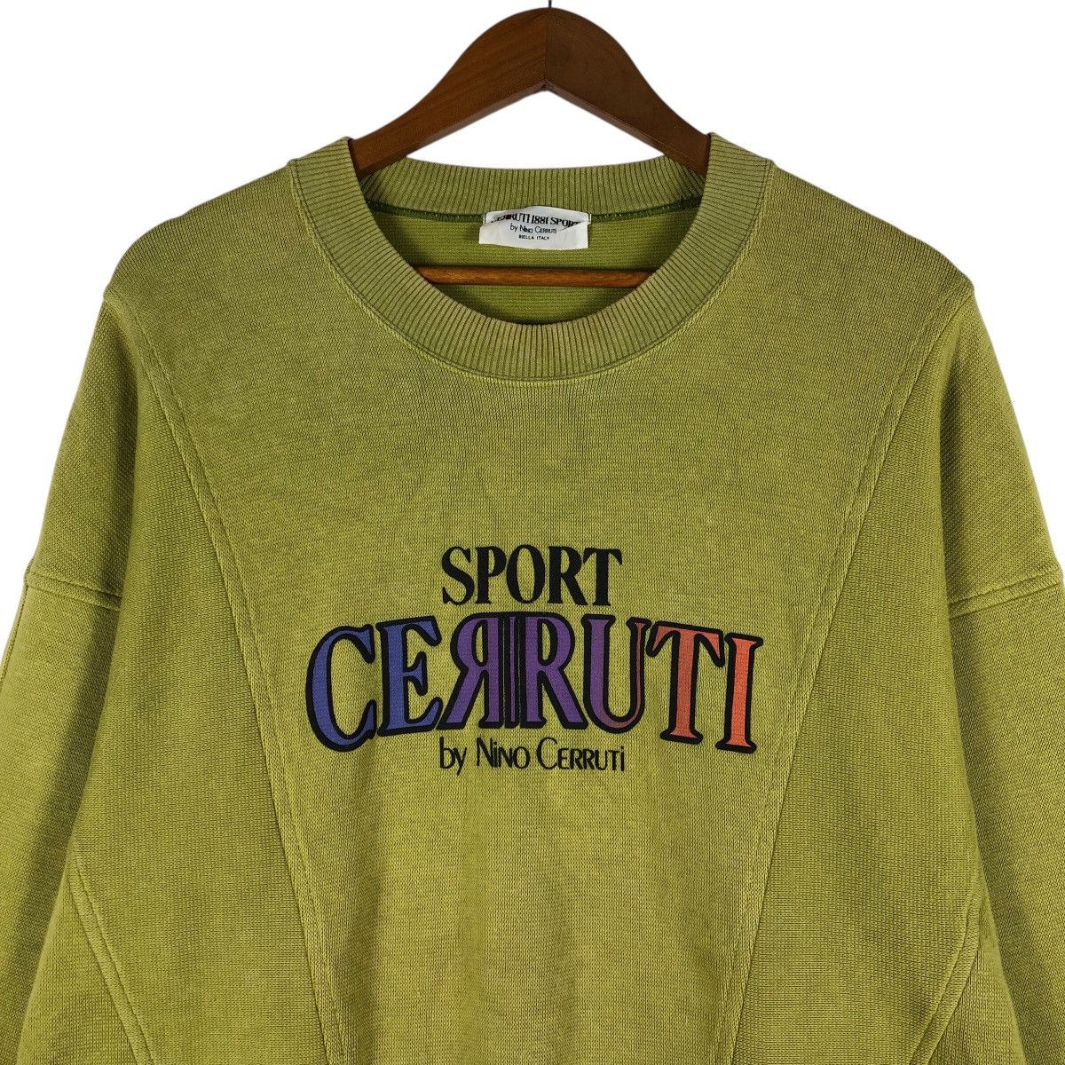 Cerruti 1881 Nino CERRUTI Big Logo Sweatshirt Size US L / EU 52-54 / 3 - 3 Thumbnail