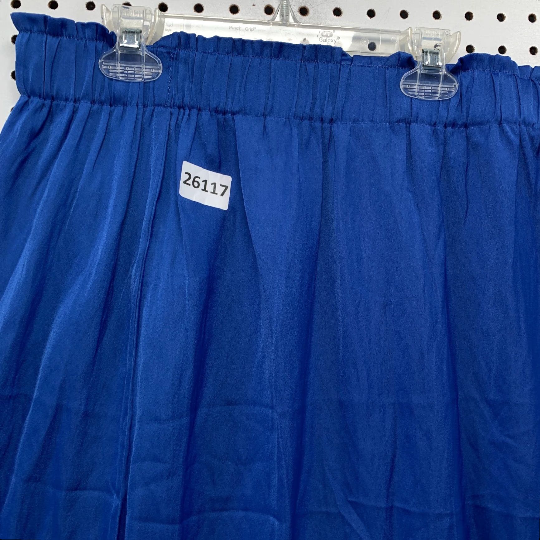Loft VINTAGE LOFT Blue A-Line Pull On Skirt Womens Small NWT 29x28 Size 28" / US 6 / IT 42 - 3 Thumbnail