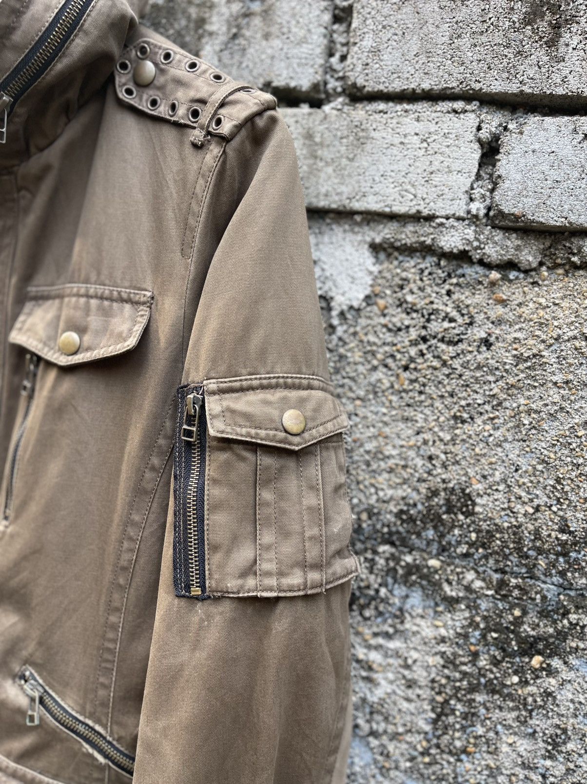 Michel Klein Archive Michel Klein Homme Metal Clasp Utility Field Jacket Size US S / EU 44-46 / 1 - 8 Thumbnail