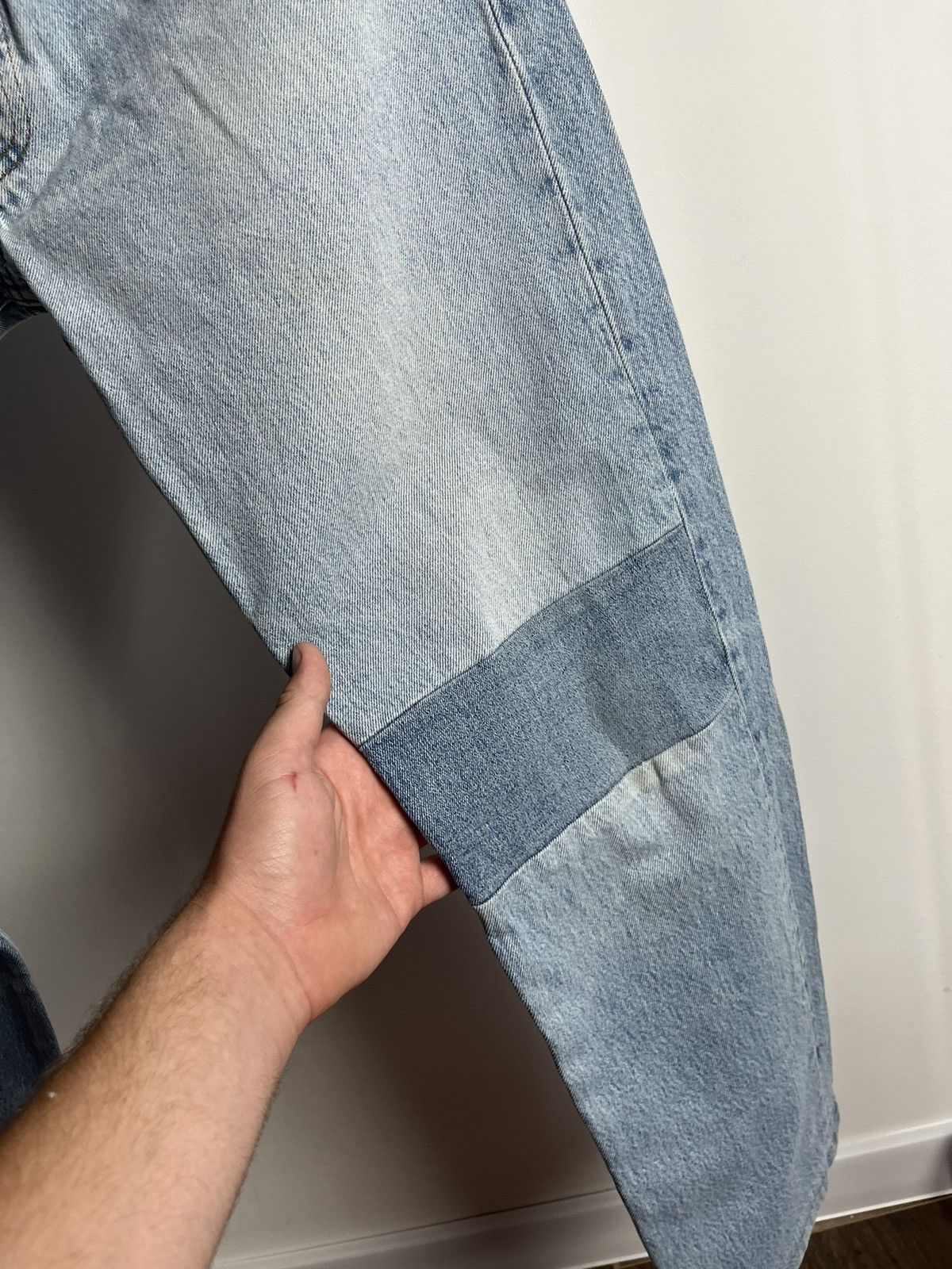 Levi's × Vintage Size 33x34 Vintage 90s Levi's 501 Faded Blue Jeans Size US 33 - 8 Thumbnail