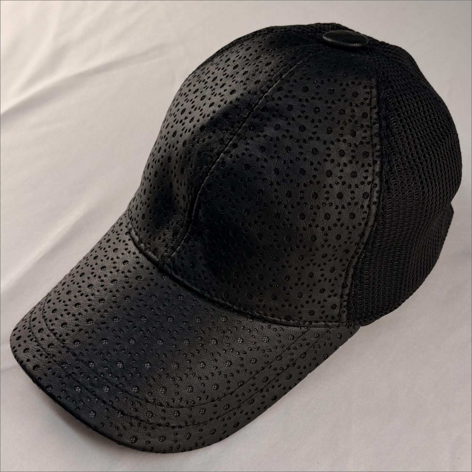 Other NEW Black Mashed Baseball Cap - Premium Hat 094 Size ONE SIZE - 3 Thumbnail