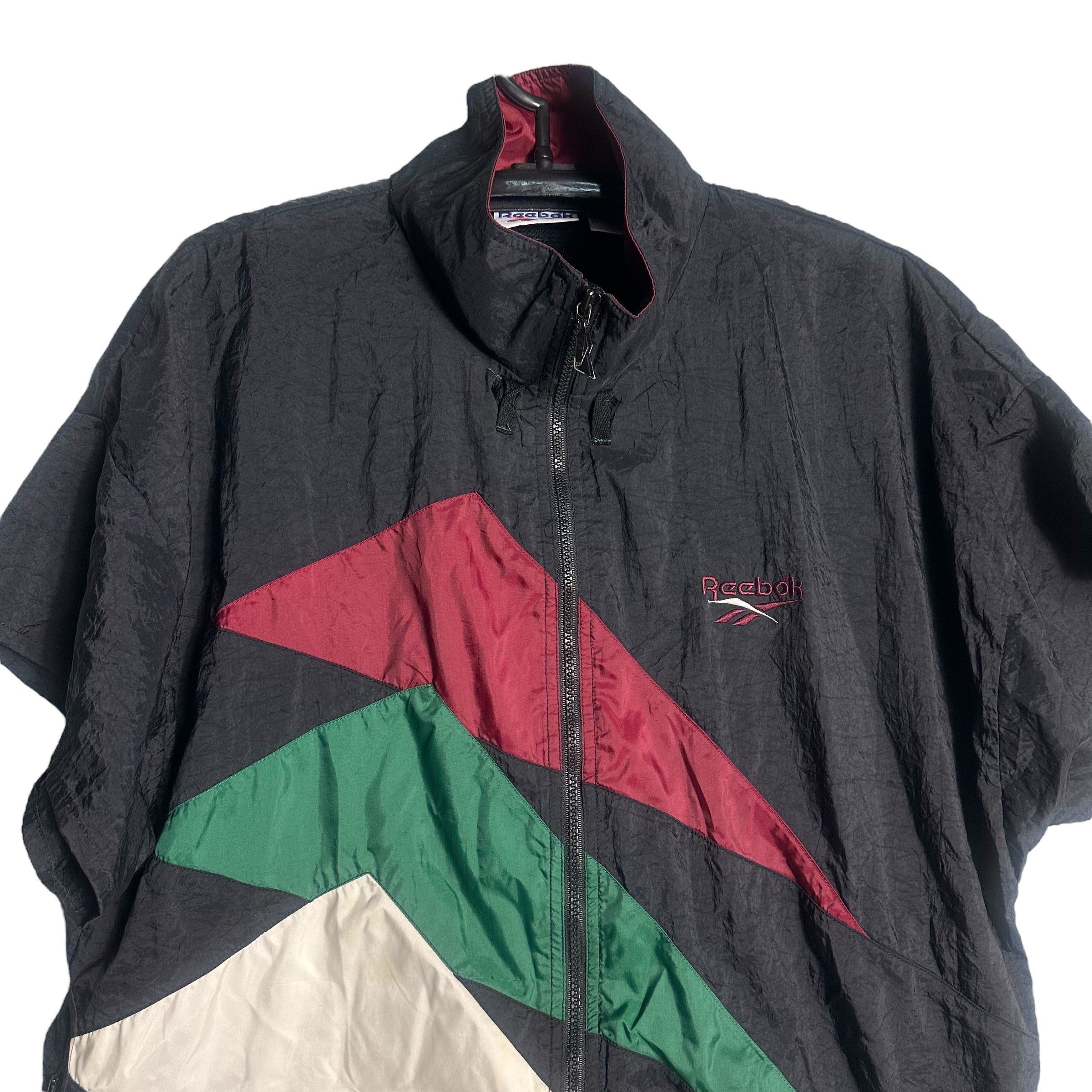 Reebok × Vintage 🔥RARE🔥Vintage Reebok OVP S/Sleeve Windbreaker Size US M / EU 48-50 / 2 - 2 Thumbnail
