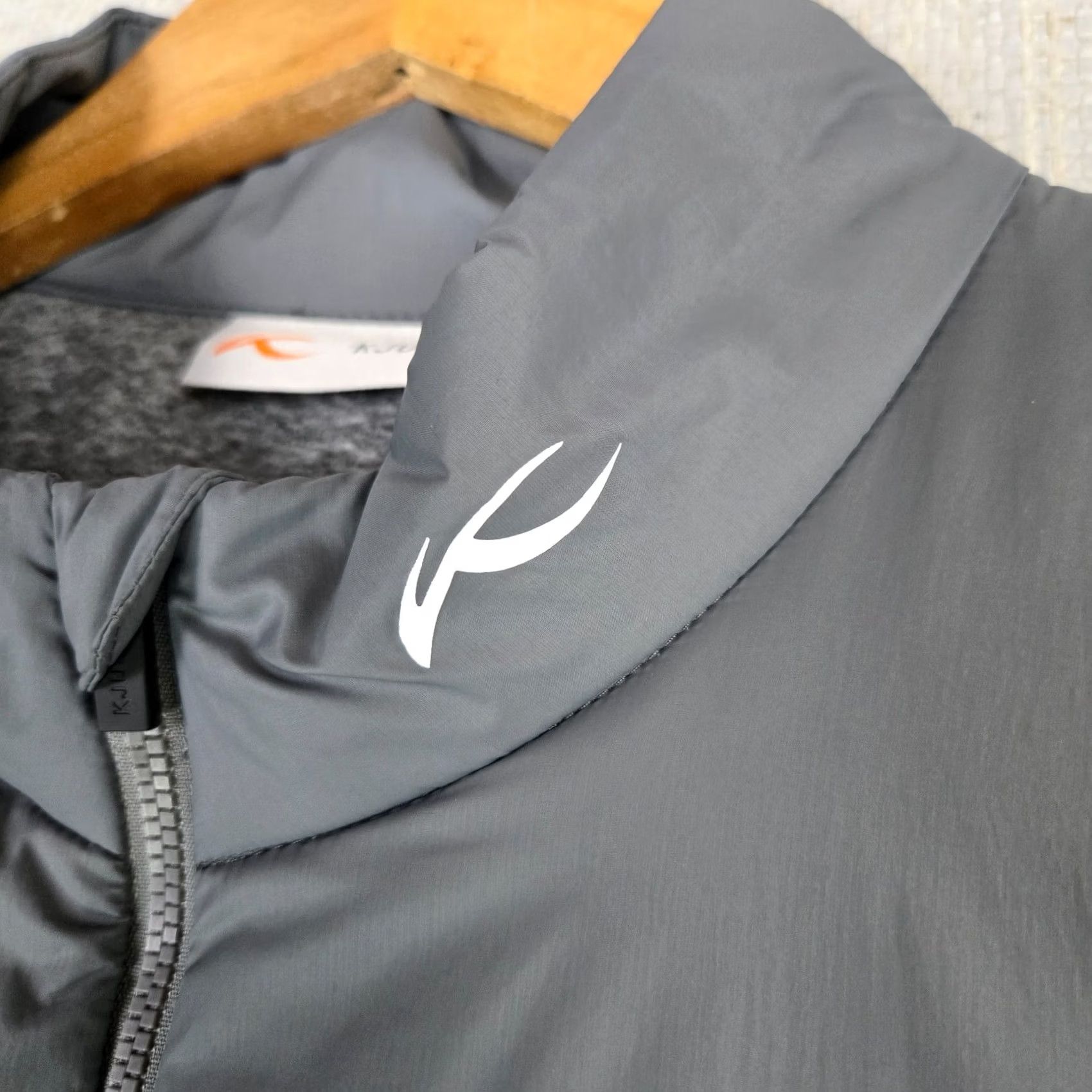 KJUS KJUS Men's Full Zip Insulated Windproof Hybrid Jacket Golf Casual Gray Large Size US L / EU 52-54 / 3 - 5 Thumbnail
