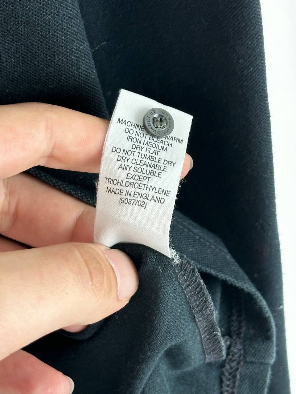 Burberry × Vintage Burberry Long Sleeve Rugby Polo Shirt Size L / US 10 / IT 46 - 9 Thumbnail