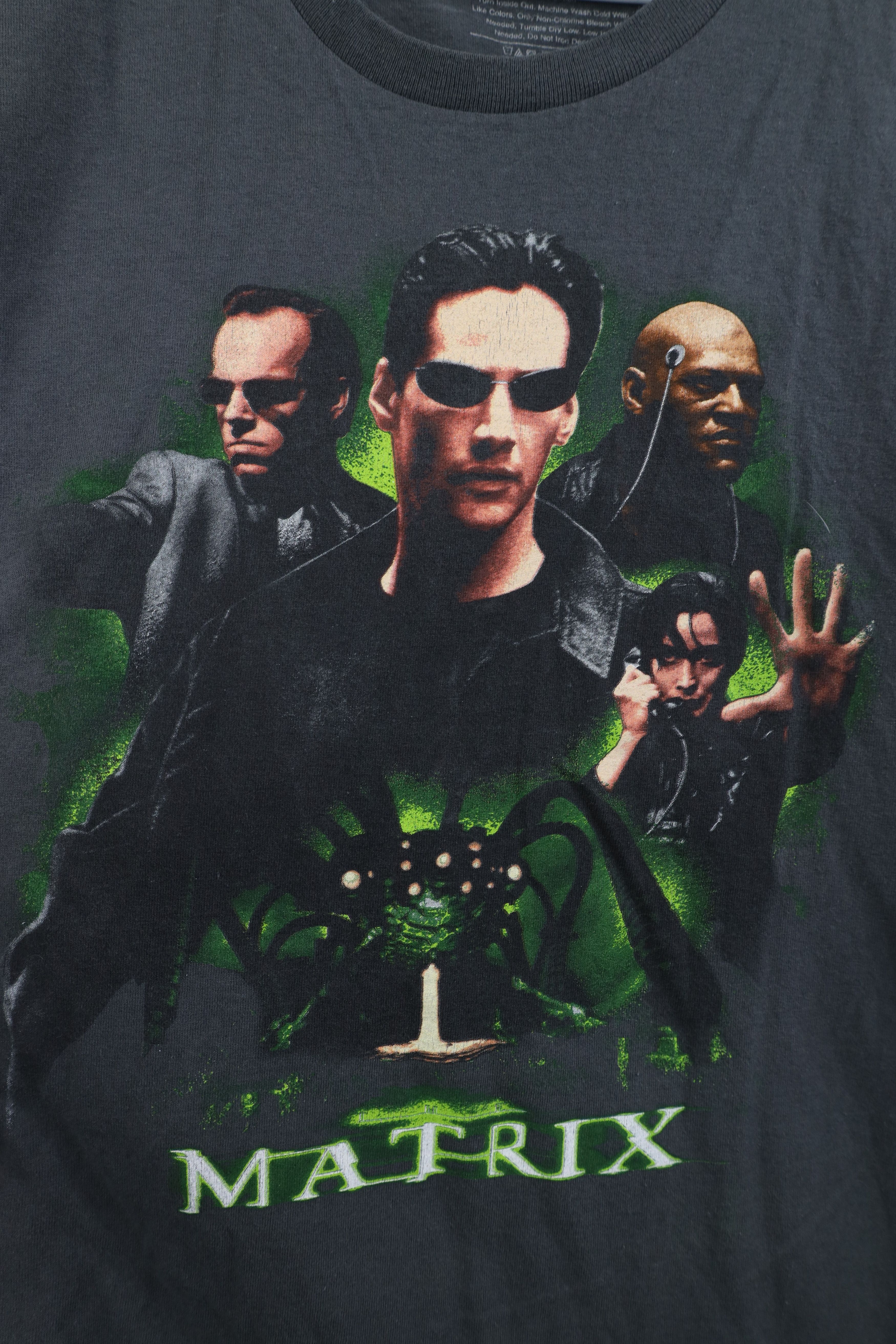 Vintage Vintage Y2K The Matrix Morpheus Agent Smith Trinity T-Shirt Size US XXL / EU 58 / 5 - 4 Thumbnail