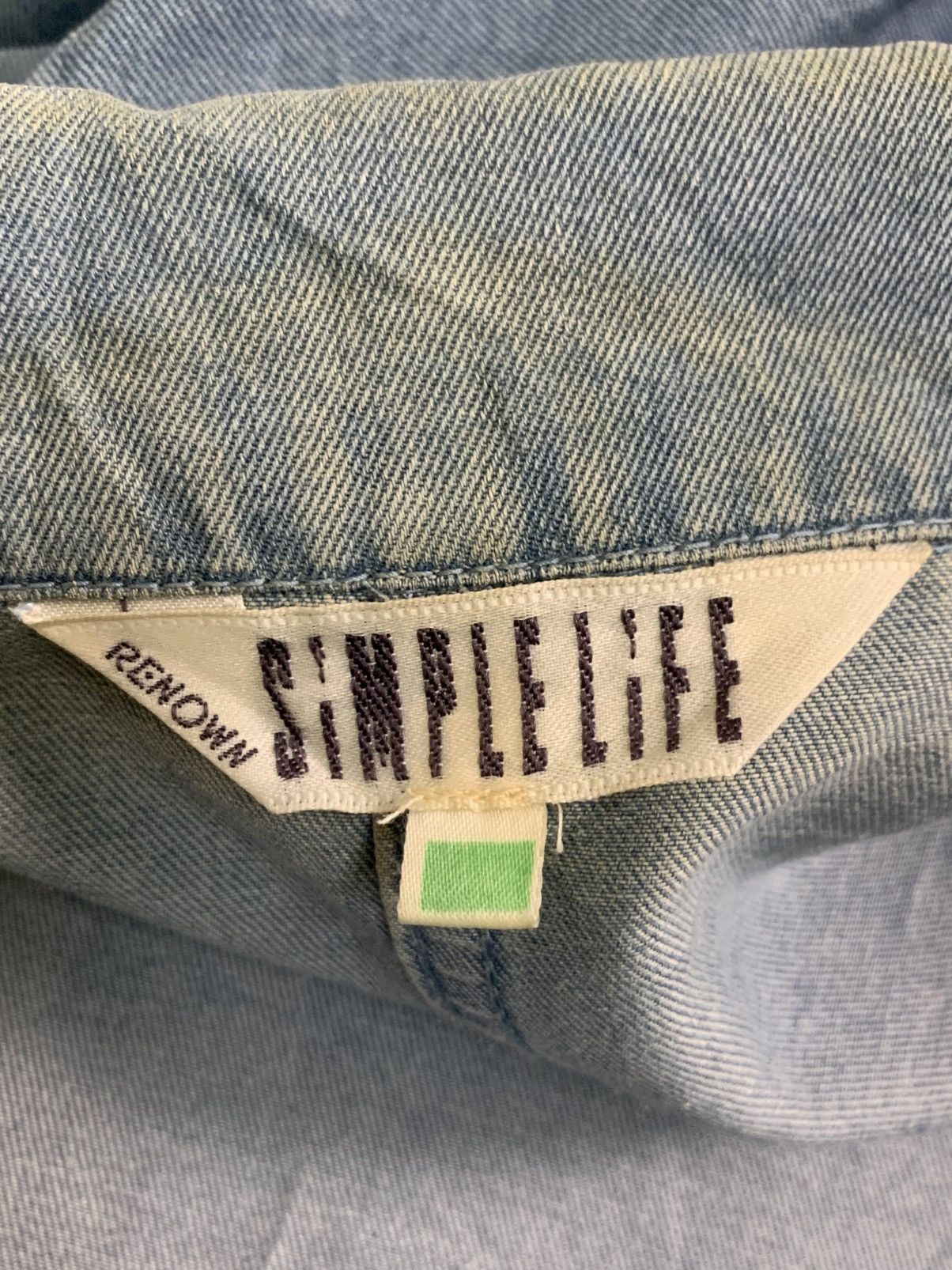 RENOWN Rare Vintage Simple Life Renown Soft Denim Chore Jackets Size US L / EU 52-54 / 3 - 4 Thumbnail