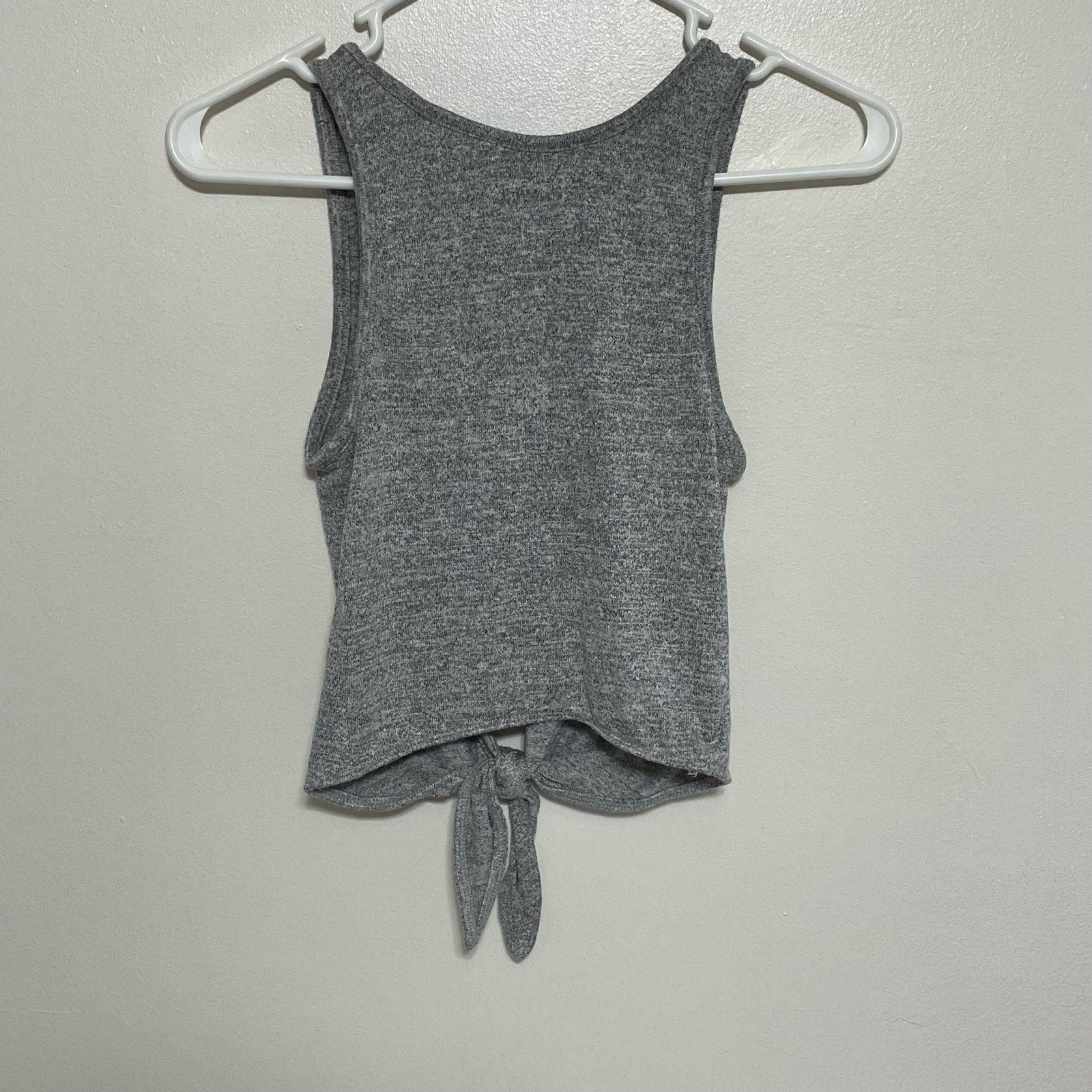 Other Wilfred Free Heather Gray Cropped Tie Front Tank Size XXS Size XXS / US 00 / IT 34 - 10 Thumbnail