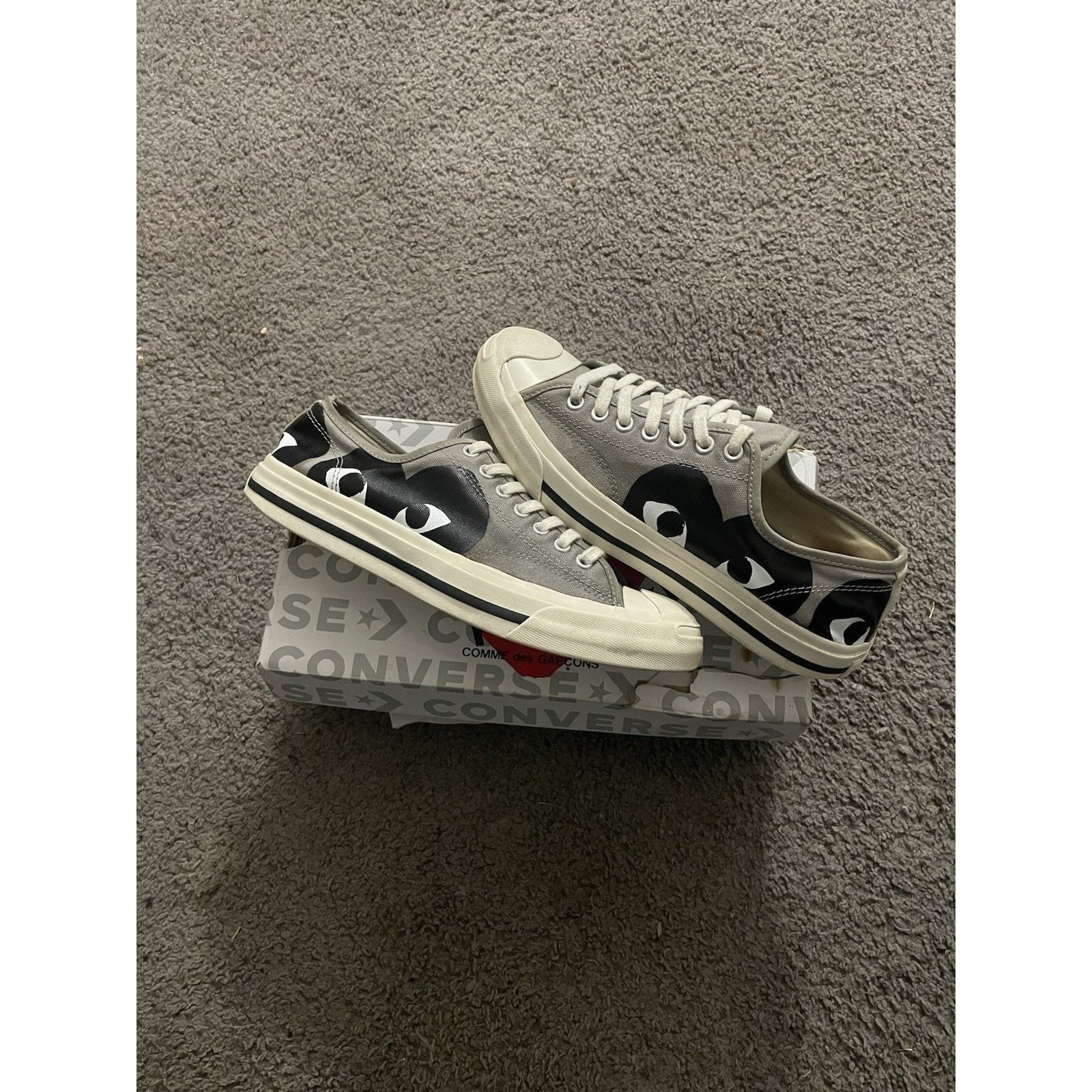 Converse Size 8-Converse Jack Purcell Comme des Garcons Grey 171259C Size US 8 / EU 41 - 2 Thumbnail