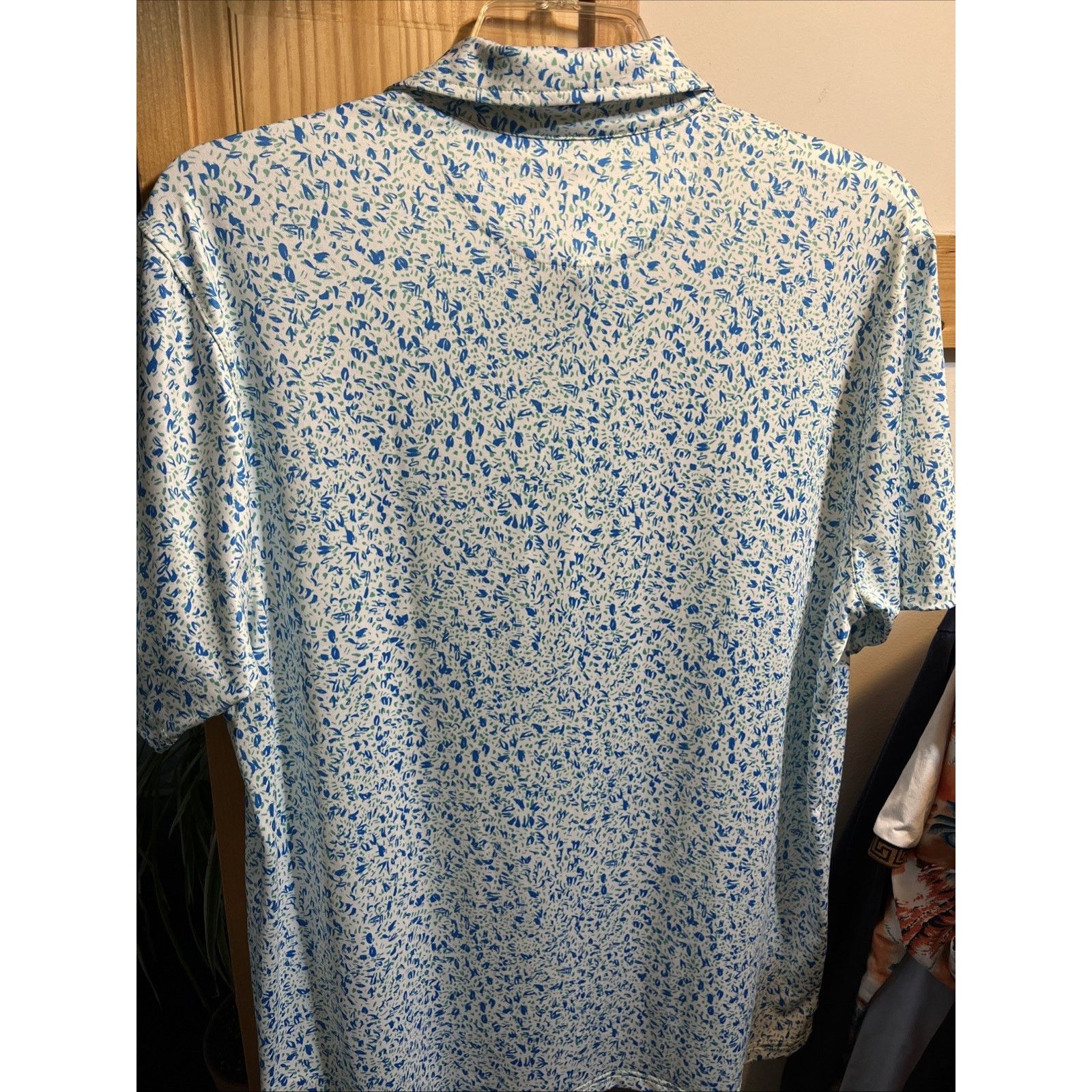 Antigua Antigua Men’s L Blue White Short Sleeve Golf Polo Shirt NWT Size US L / EU 52-54 / 3 - 8 Thumbnail