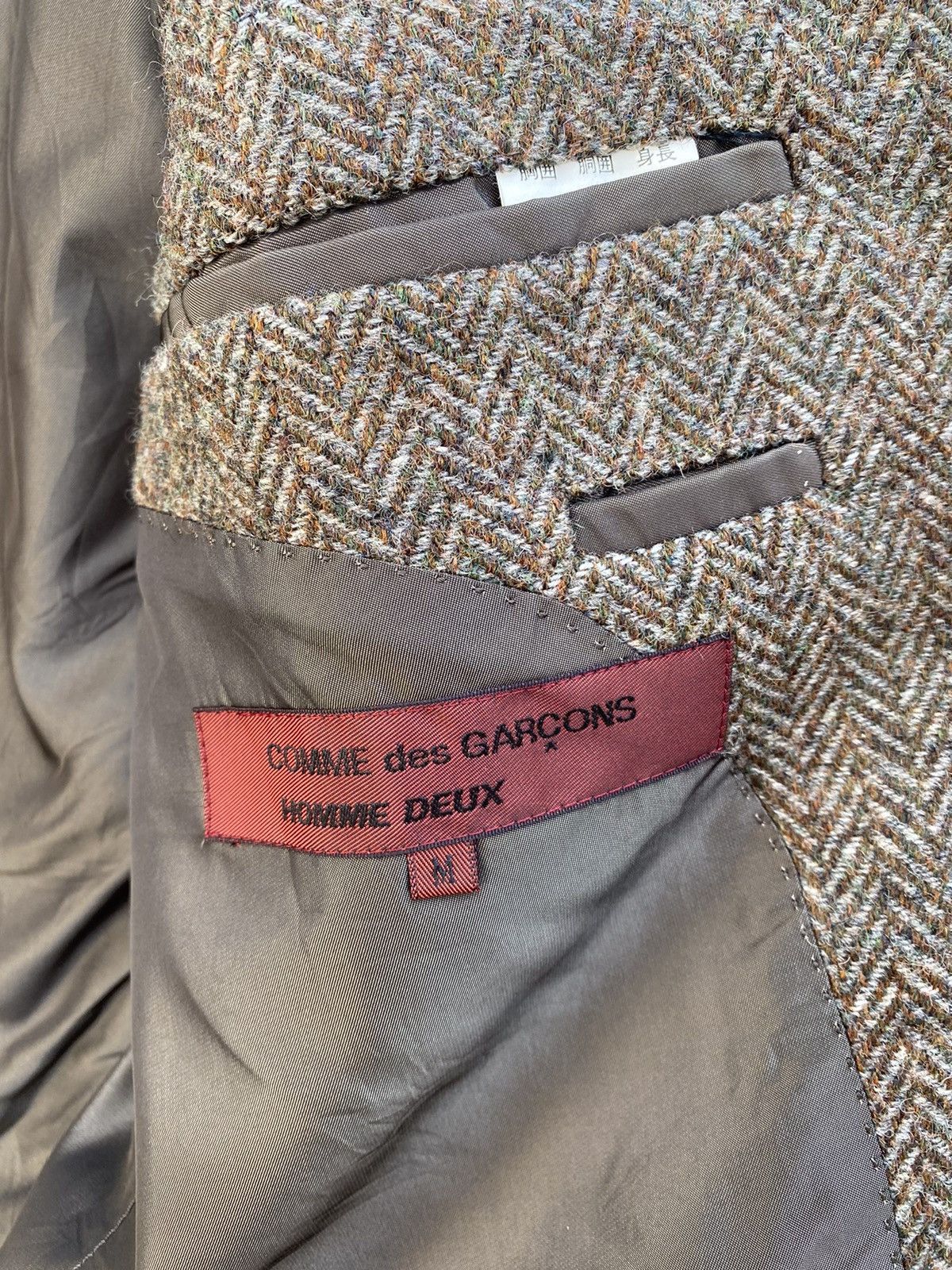 Comme des Garcons × Comme des Garcons Homme Deux × Japanese Brand COMME des GARCONS HOMME DEUX Size 50R - 5 Thumbnail