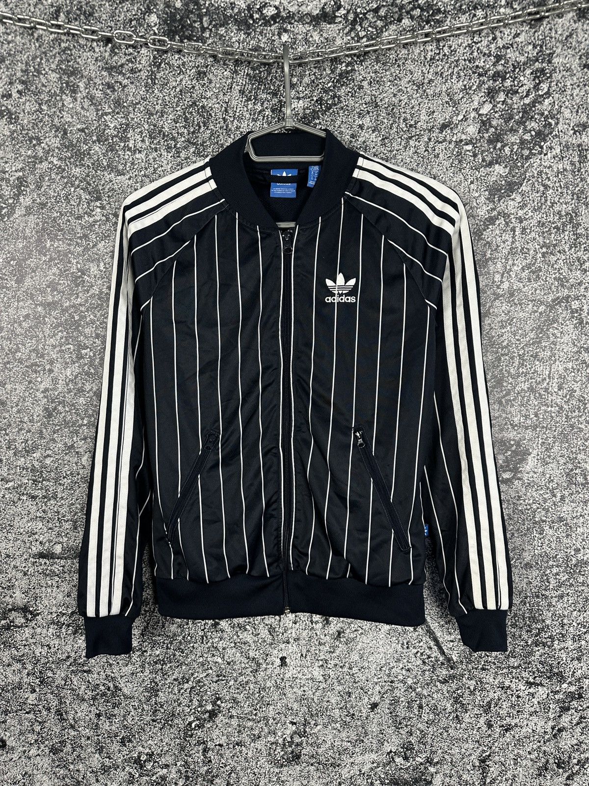 Adidas Adidas Firebird Striped Track Bomber Jacket Big Trefoil Logo Size XS / US 0-2 / IT 36-38 - 2 Thumbnail