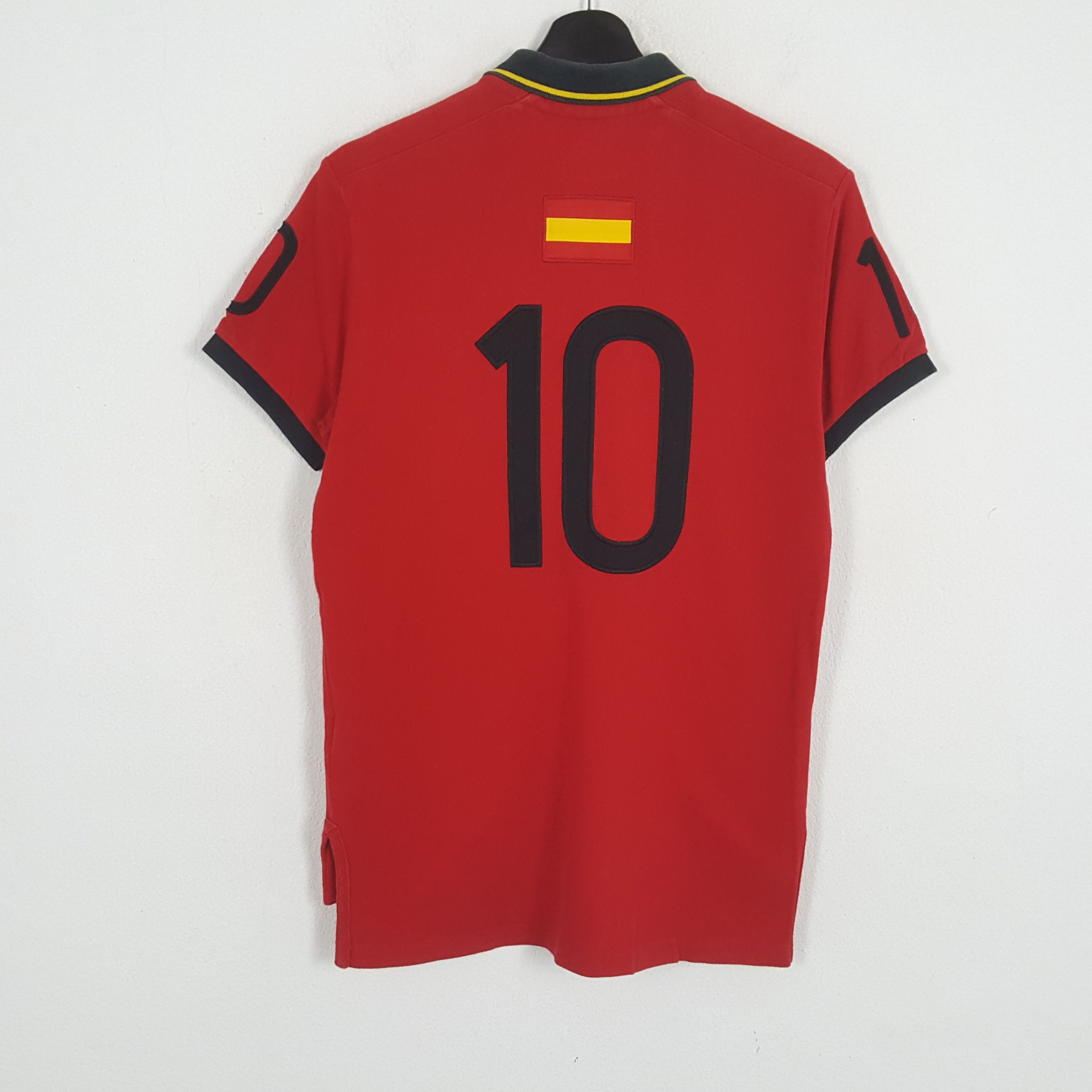Polo Ralph Lauren × Vintage POLO by RALPH LAUREN Spain Design Casual Polos Size US M / EU 48-50 / 2 - 3 Thumbnail
