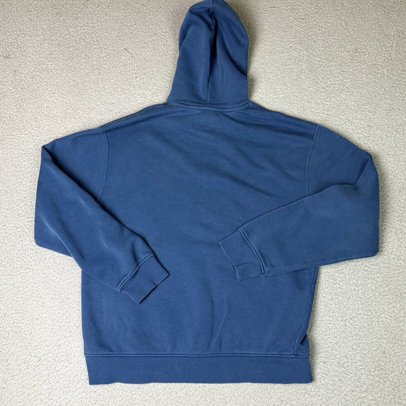 Jordan Brand VINTAGE Nike Jordan Hoodie Mens Medium Blue Jumpman Logo Pullover Fleece Kangaroo Pocket Size US M / EU 48-50 / 2 - 4 Thumbnail