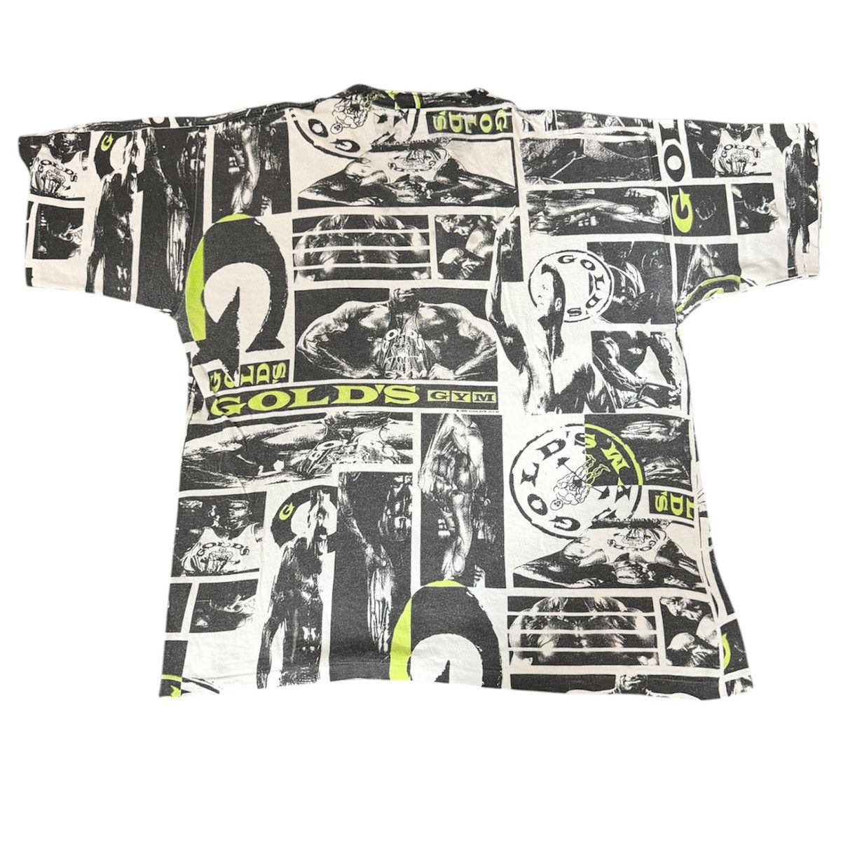Other Vintage Gold’s Gym Single stitch rare 90’s all over print L Size US L / EU 52-54 / 3 - 2 Thumbnail