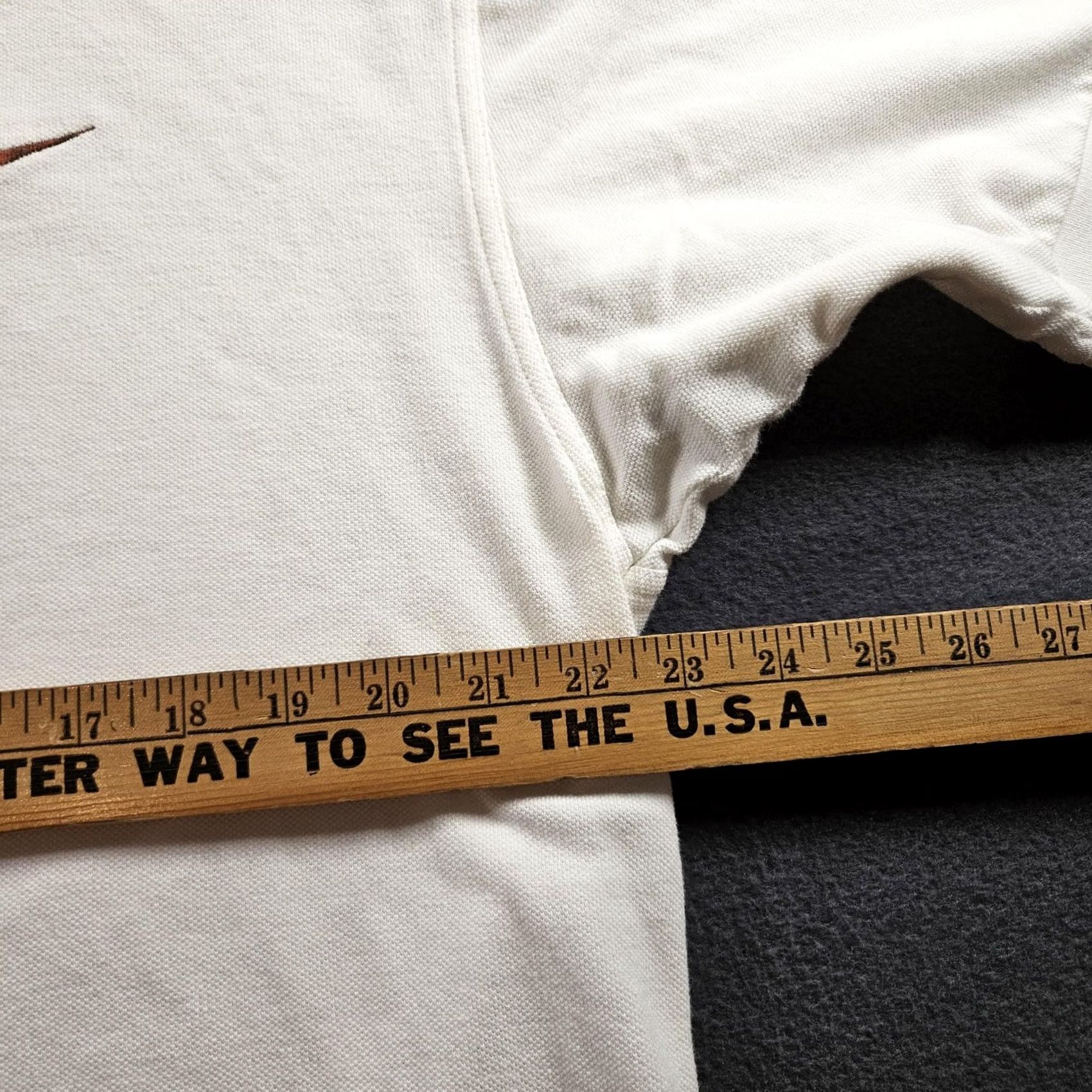 Nike Nike Polo Shirt Mens M White Embroidered Swoosh Classic Golf Tennis Polo Short Sleeve 100% Cotton Regular Fit Avg Condition Gam e? Size US M / EU 48-50 / 2 - 5 Thumbnail