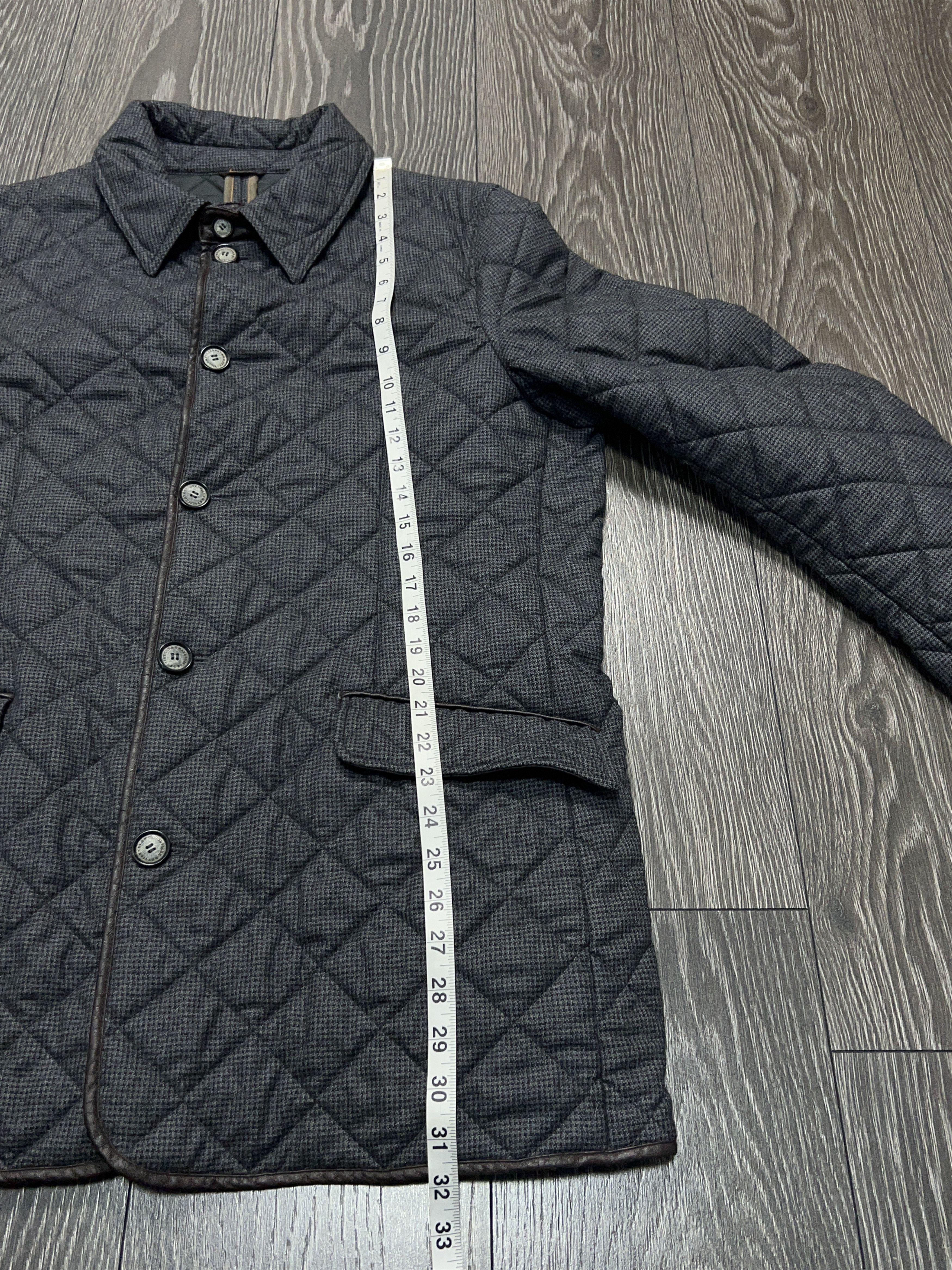 Other RIK Made in Italy Wool Quilted Jacket Classic Size 42 / 52 Size US L / EU 52-54 / 3 - 7 Thumbnail