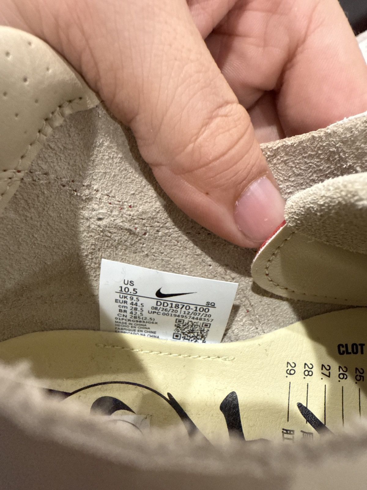 CLOT × Nike Nike Air Max 1 Clot Size US 10.5 / EU 43-44 - 5 Thumbnail