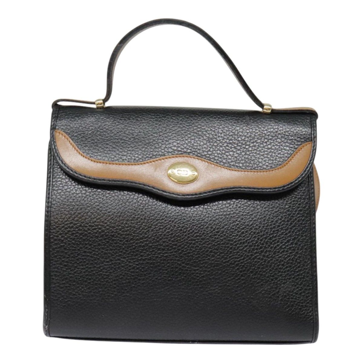 Dior Black Leather Handbag (Pre-Owned) Size ONE SIZE - 1 Thumbnail