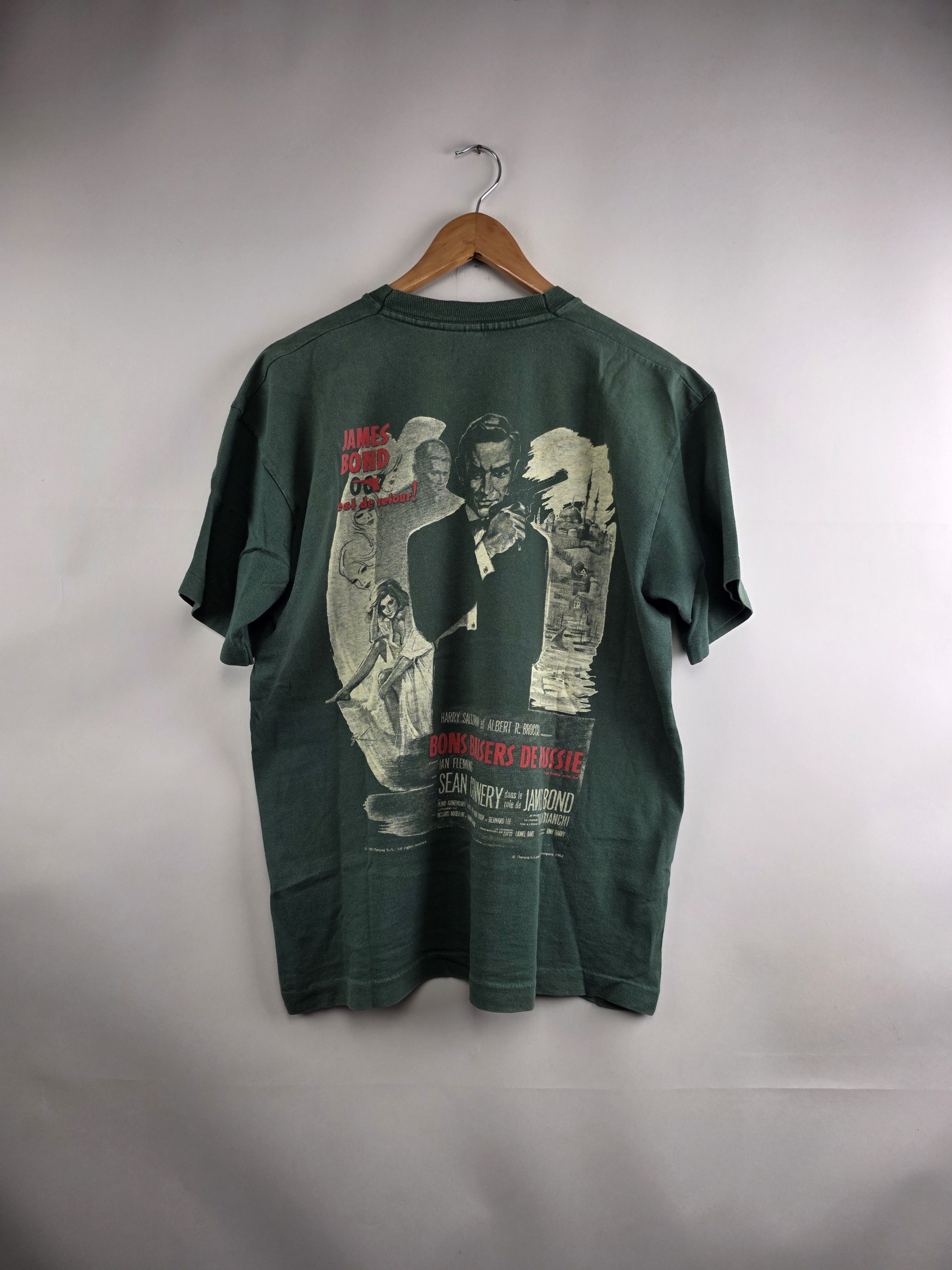 Vintage 90s James Bond Vintage Movie Tee L 22" 28" Size US L / EU 52-54 / 3 - 1 Thumbnail