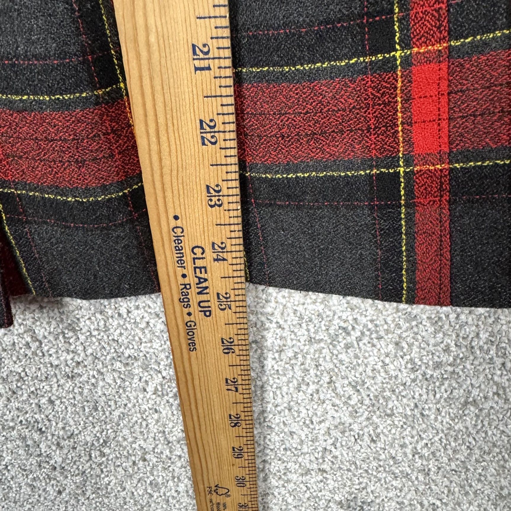 Vintage VINTAGE 90s Tan Jay Blazer Women 14 Red Plaid Tartan Shoulder Pads Preppy Retro Classic 80s 90s Blazer Women Size XL / US 12-14 / IT 48-50 - 3 Thumbnail