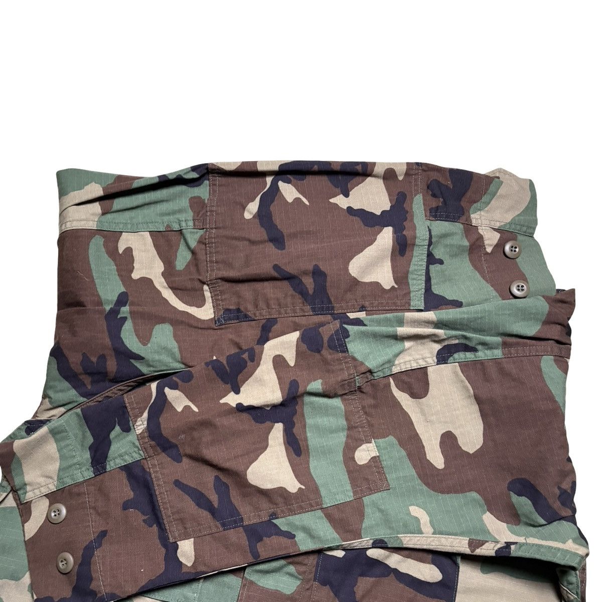 Other Vintage USGI Jacket Mens M Reg Woodland Camo Ripstop BDU Size US M / EU 48-50 / 2 - 6 Thumbnail