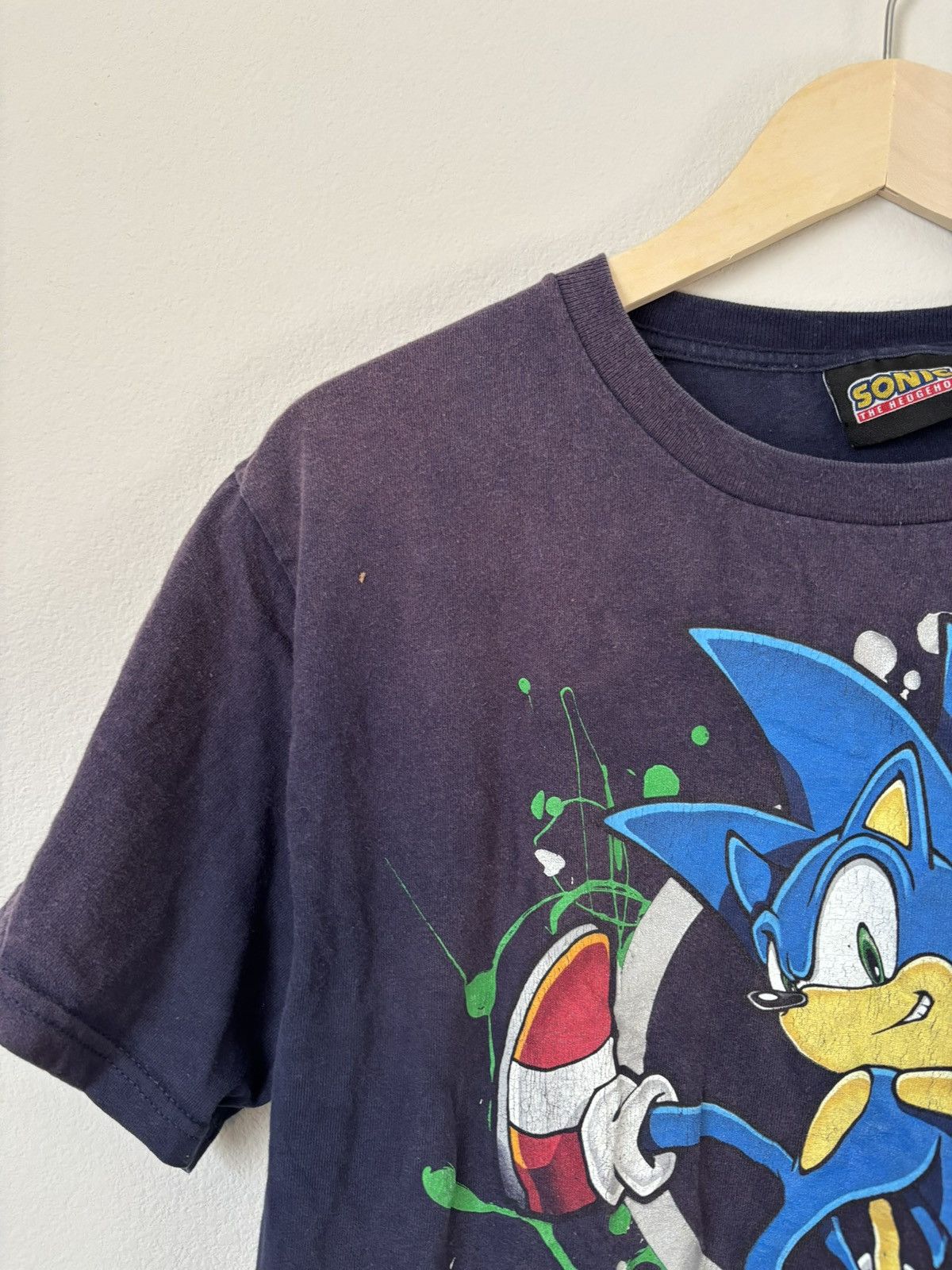 Vintage Vintage Sonic the Hedgehog T Shirt Size US S / EU 44-46 / 1 - 5 Thumbnail