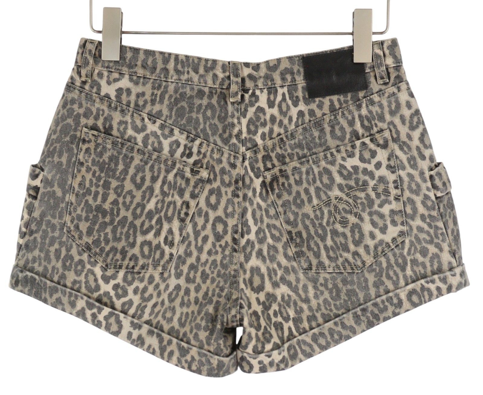 R13 POUCH POCKET 29 Leopard Denim RRP$1029 85103 Size 29" - 5 Thumbnail