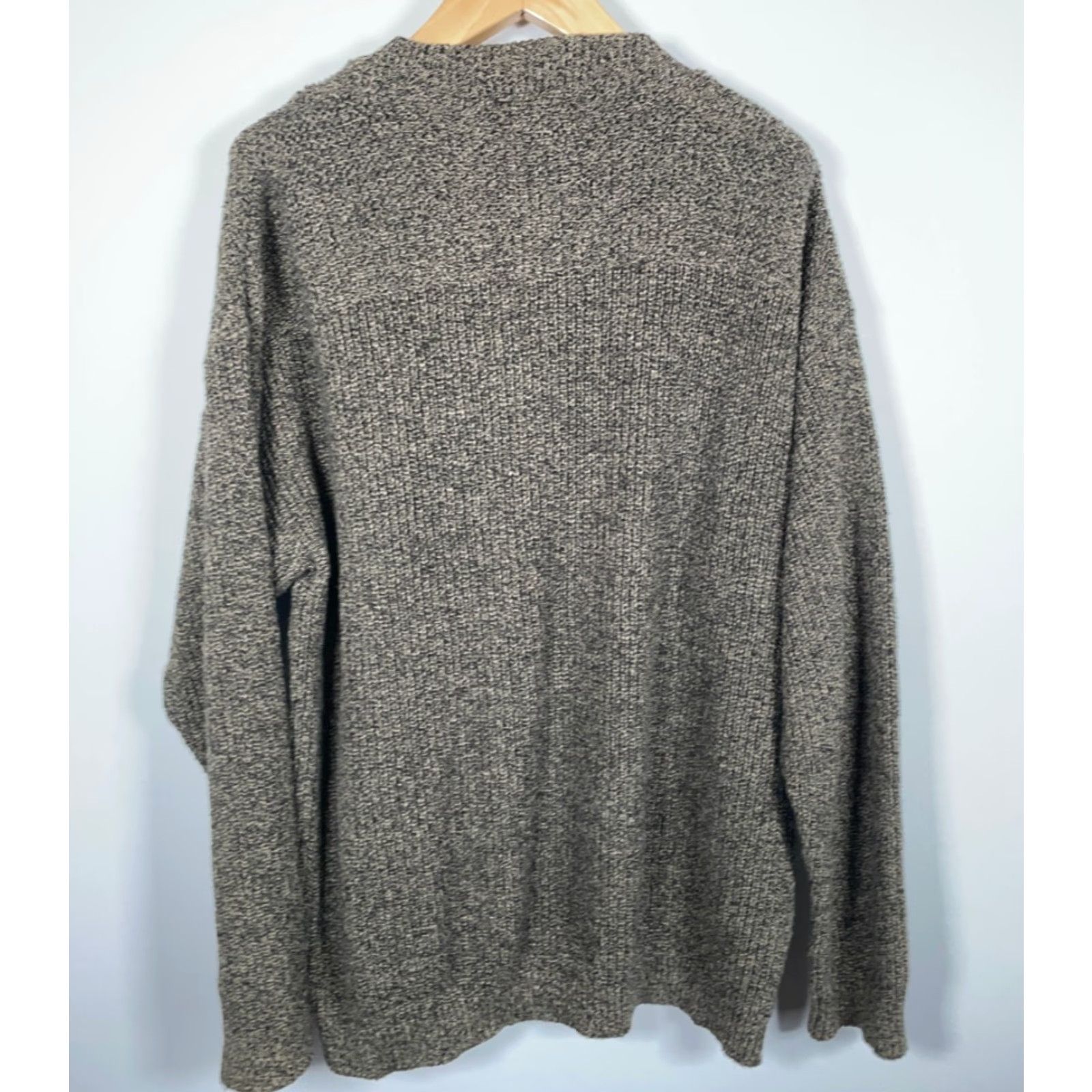 Eddie Bauer VINTAGE Eddie Bauer Sweater Henley Mens XL 2XL Green Cotton Knit Crew Neck Heavyweight Oversized 90s Retro Preppy Casual Size US XXL / EU 58 / 5 - 2 Thumbnail