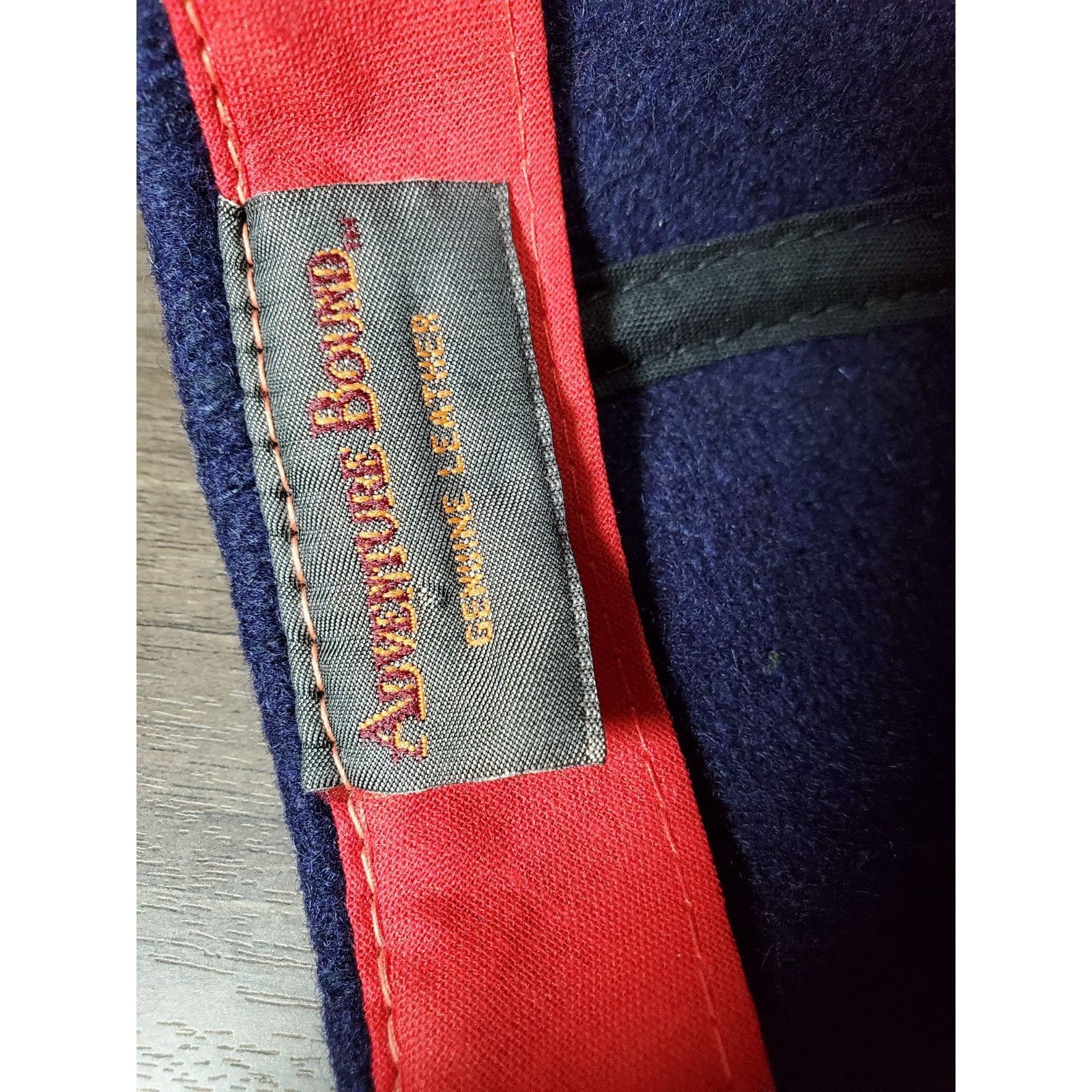 Adventure Bound × Vintage Vintage Leather & Wool Adventure Bound Hat Strapback Cap USA Size ONE SIZE - 11 Thumbnail
