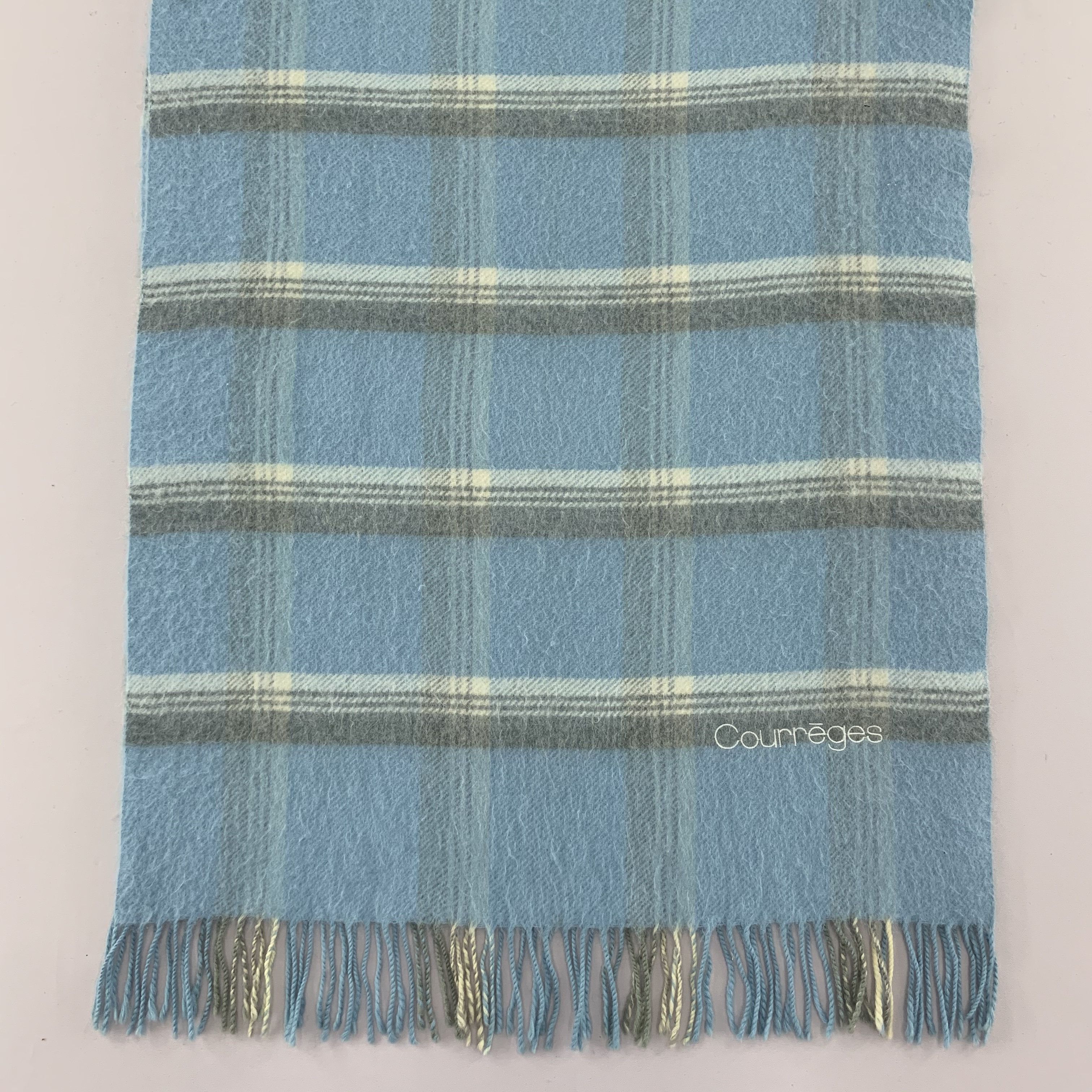 Courreges Courreges Scarf Wool Muffler Neck Wrap BL5094 Size ONE SIZE - 4 Thumbnail