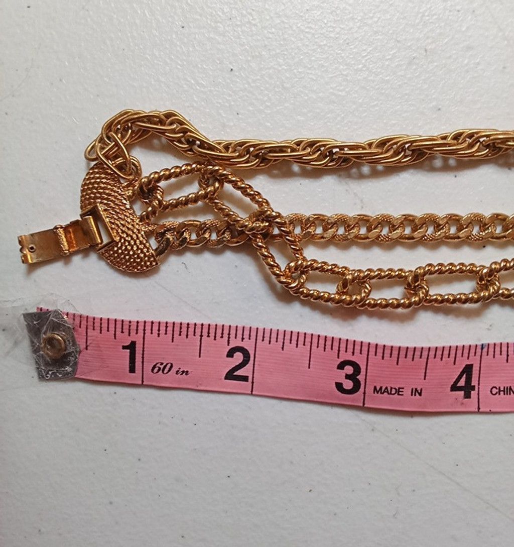 Monet Vintage Monet Chunky Gold Tone Chain Necklace Size ONE SIZE - 8 Thumbnail