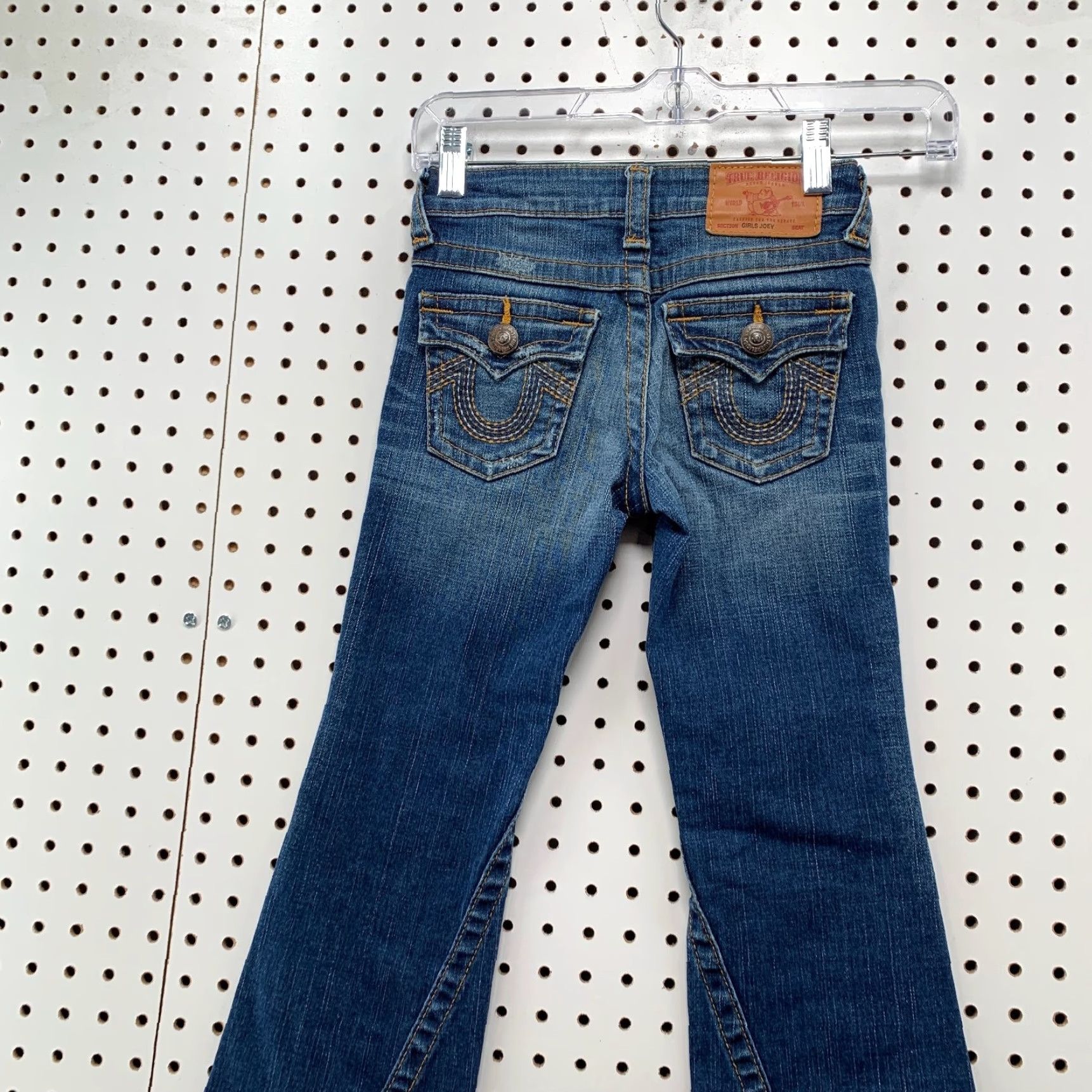 True Religion True Religion Bootcut Jeans Size 6 Girls Blue 22x22 Cotton Denim Size 28" / US 6 / IT 42 - 7 Thumbnail