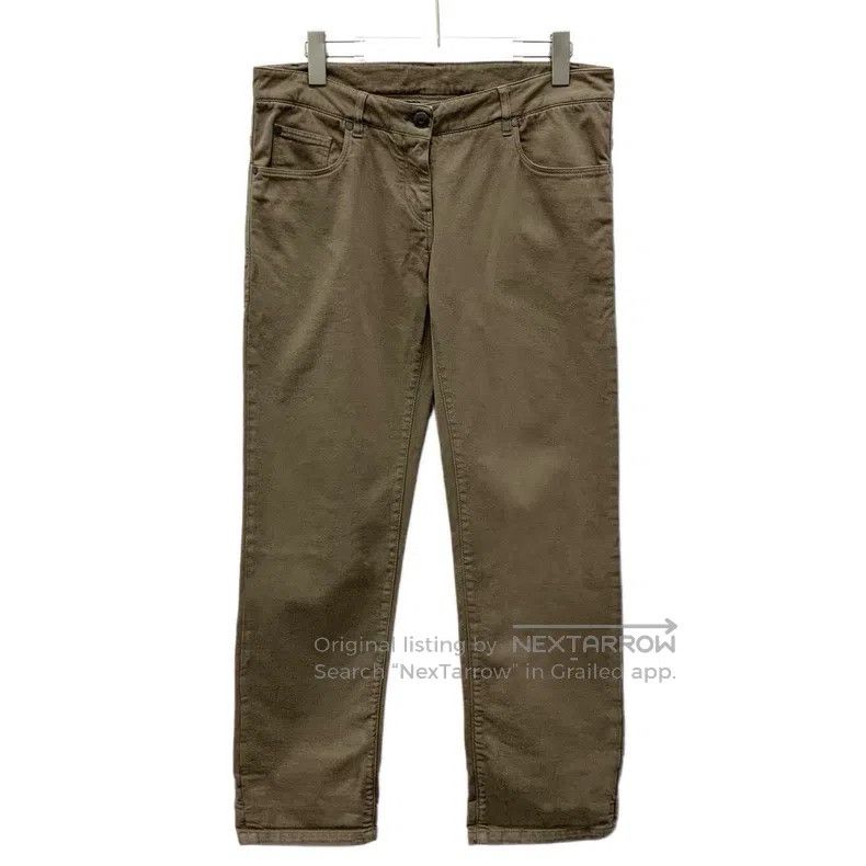 Brunello Cucinelli Brunello Cucinelli Brown cotton casual long pants Size US 28 / EU 44 - 1 Thumbnail