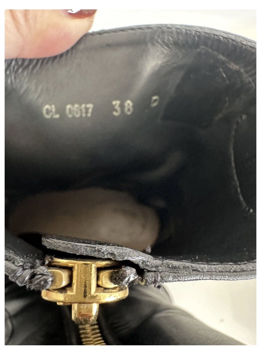 Dior Authenticated ✅ Dior Black Leather Boots 🖤 Made in Italy Size US 7 / IT 37 - 5 Thumbnail