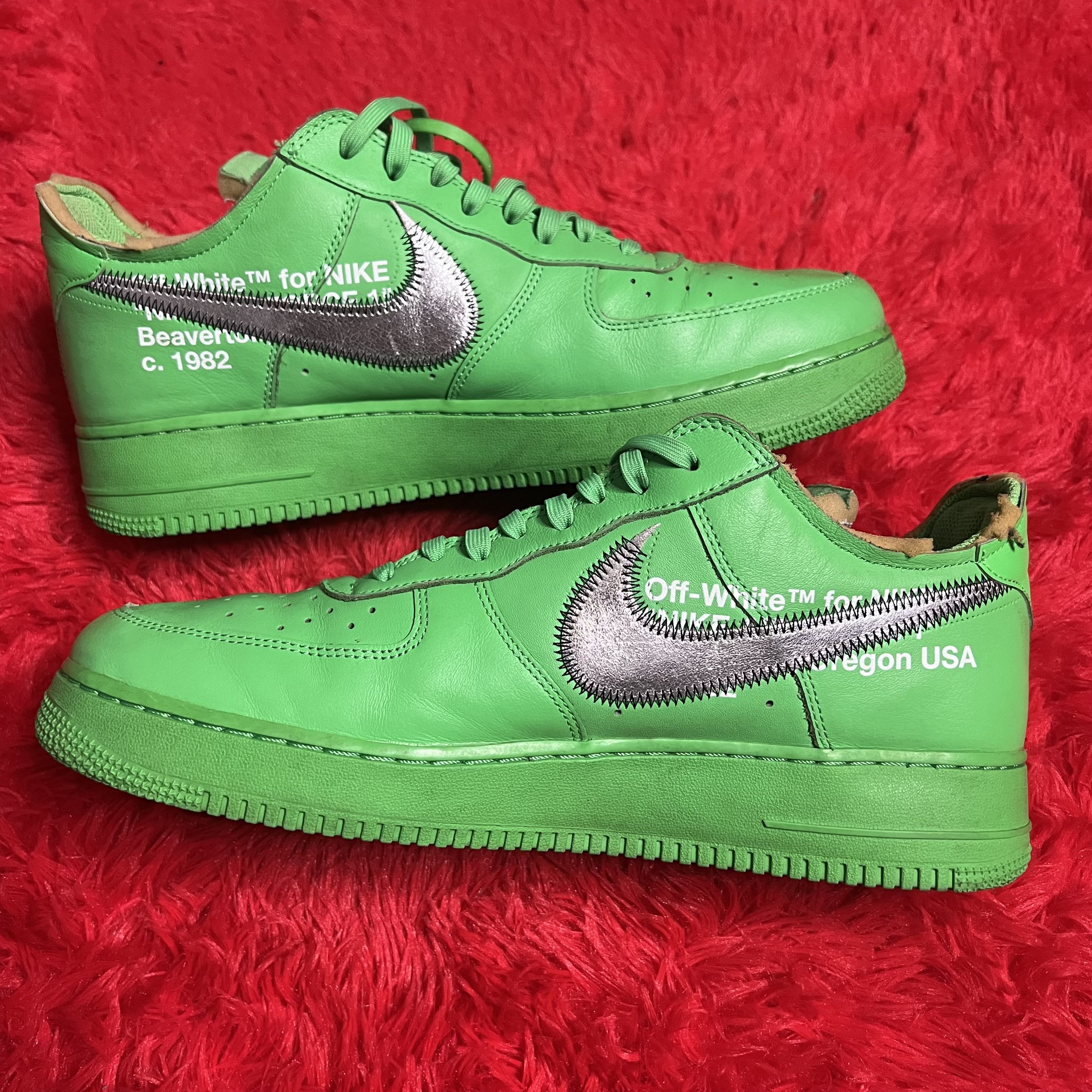 Nike × Off-White Nike Air Force 1 Low Off-White Brooklyn (2022) Size US 12.5 / EU 45-46 - 5 Thumbnail