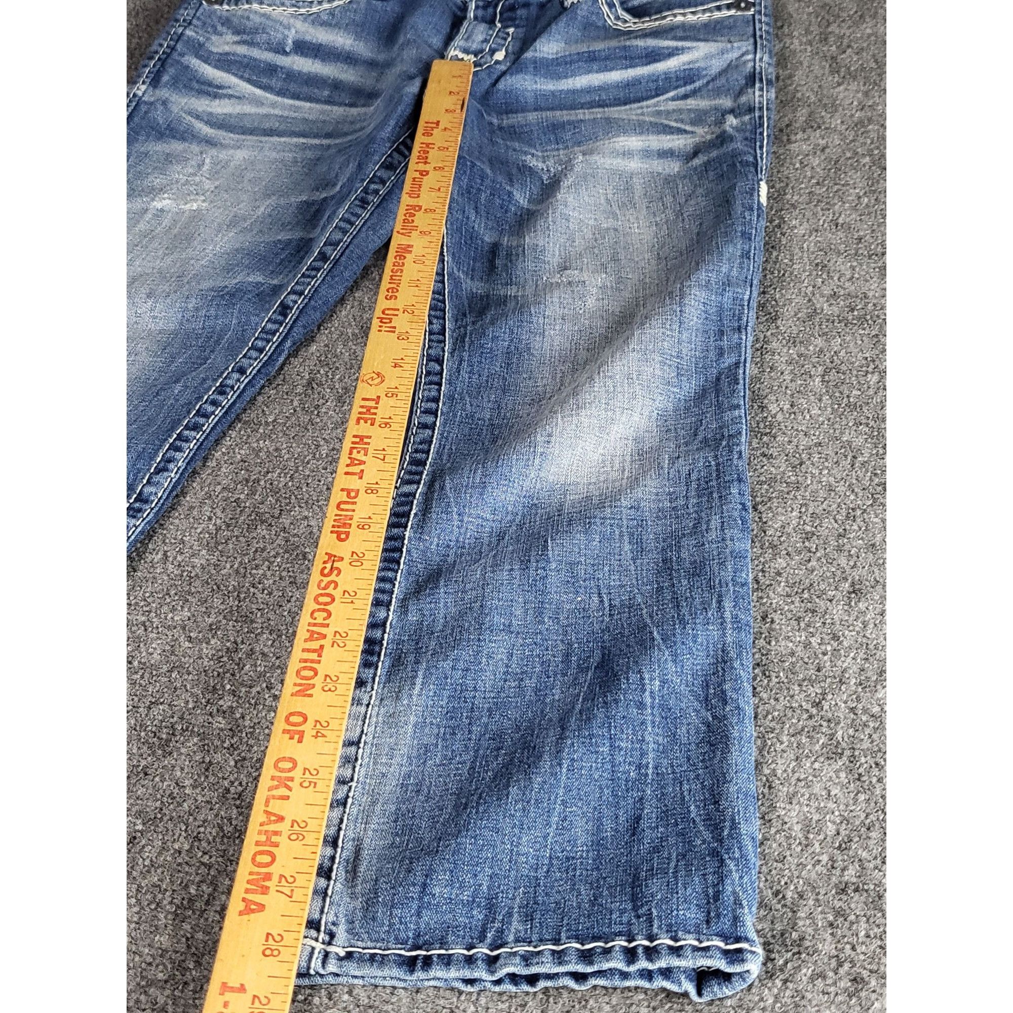 Big Star Big Star Liv Bootcut Jeans Women Size 30 Embroidered Low Ris Size 30" / US 8 / IT 44 - 6 Thumbnail